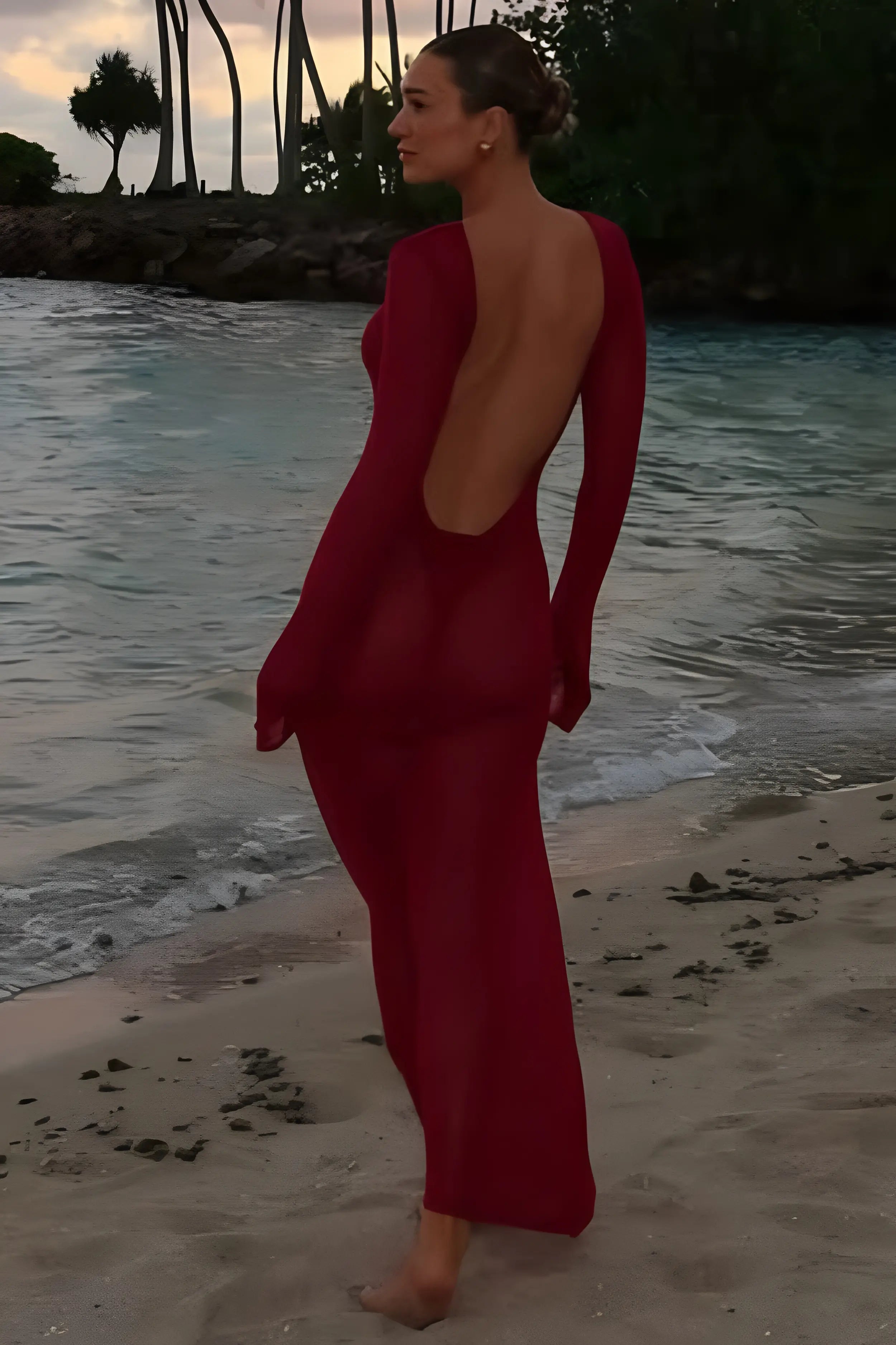 Sheer Resort Maxi Dress