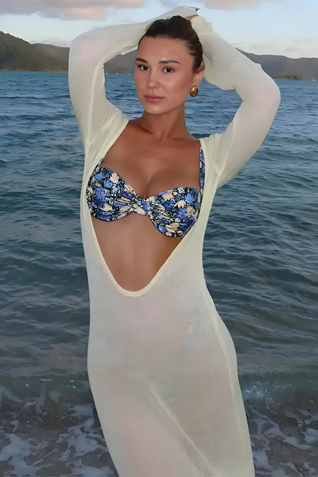 Sheer Resort Maxi Dress