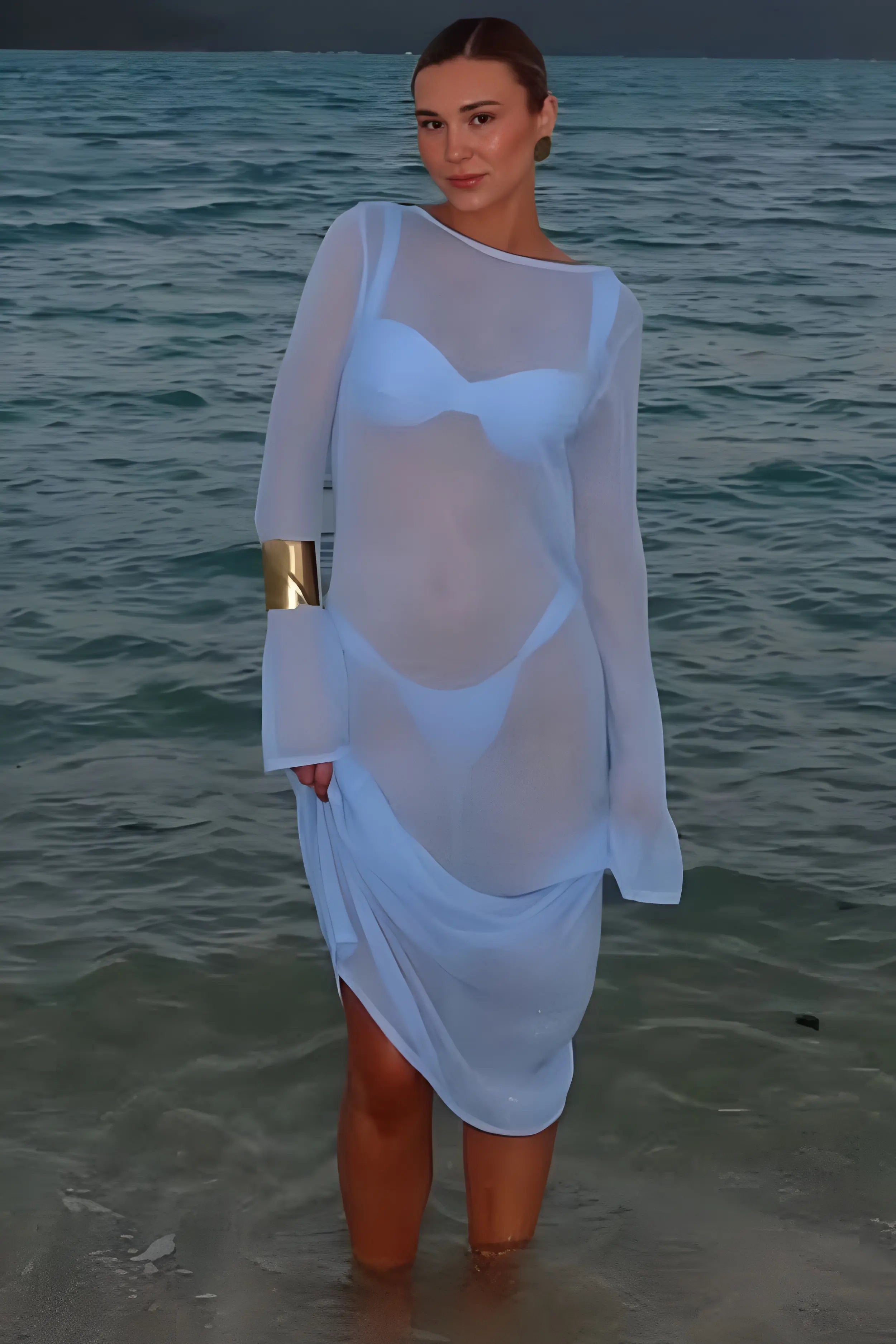 Sheer Resort Maxi Dress