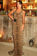 Vestido con Icono de Leopardo