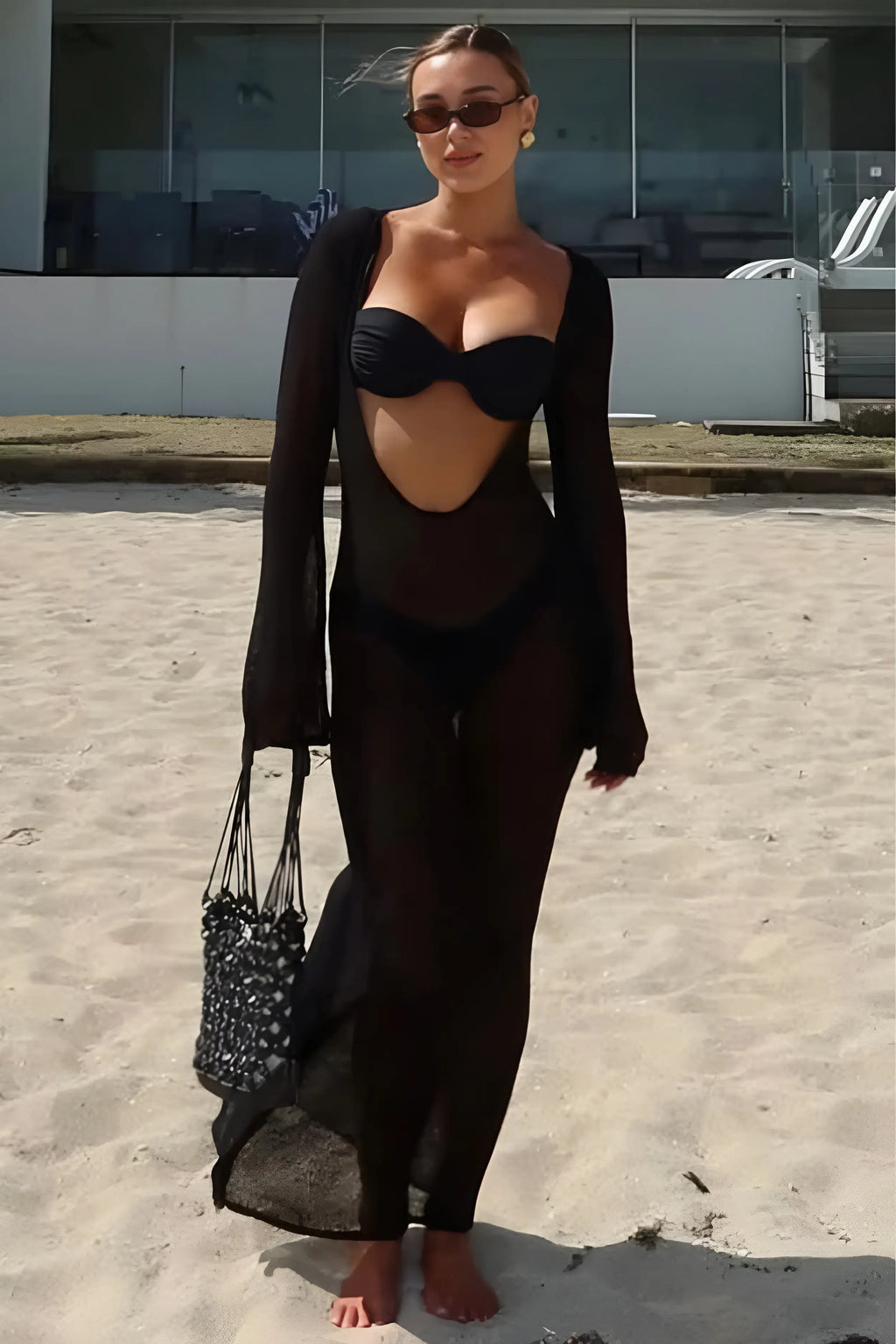 Sheer Resort Maxi Dress