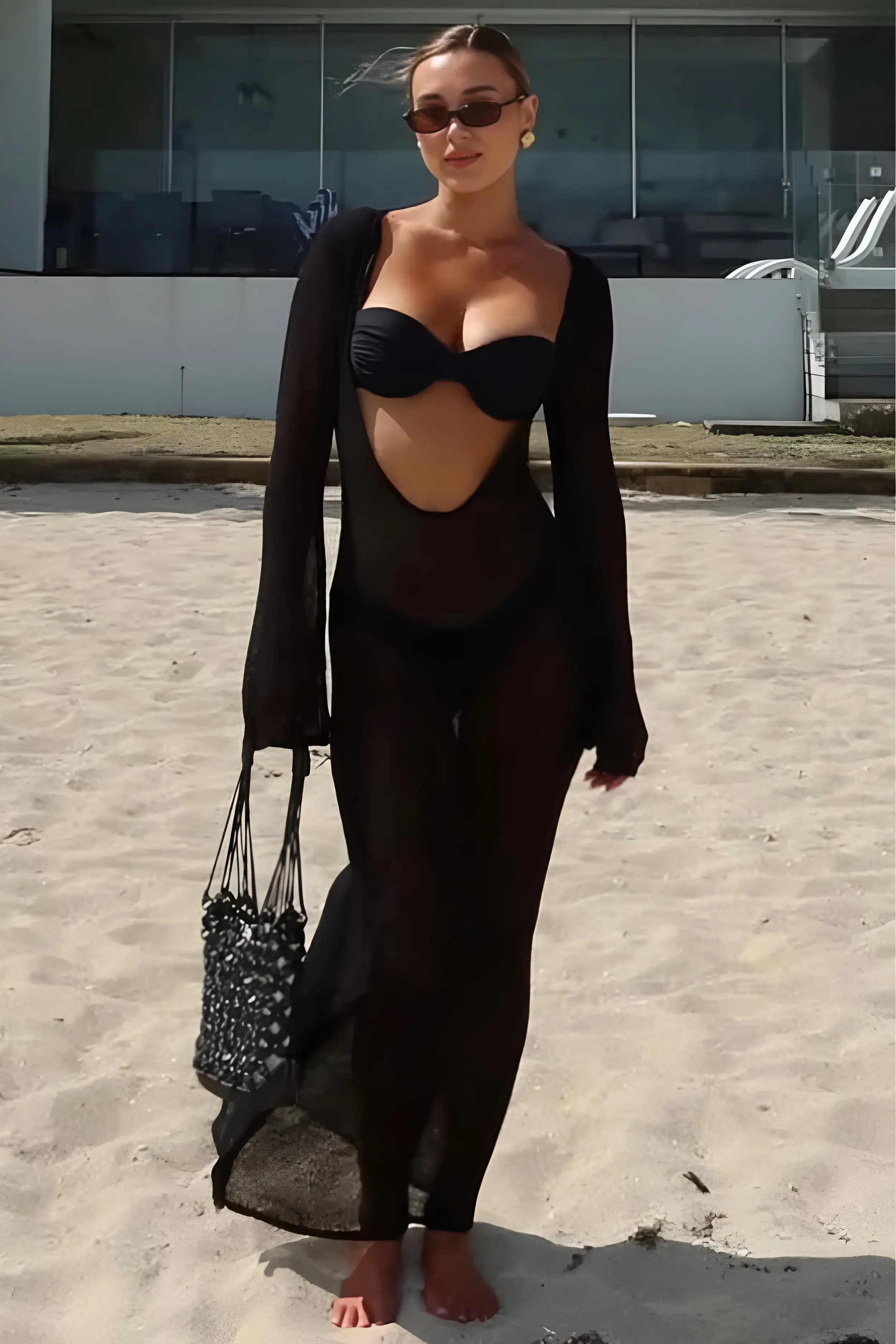 Sheer Resort Maxi Dress