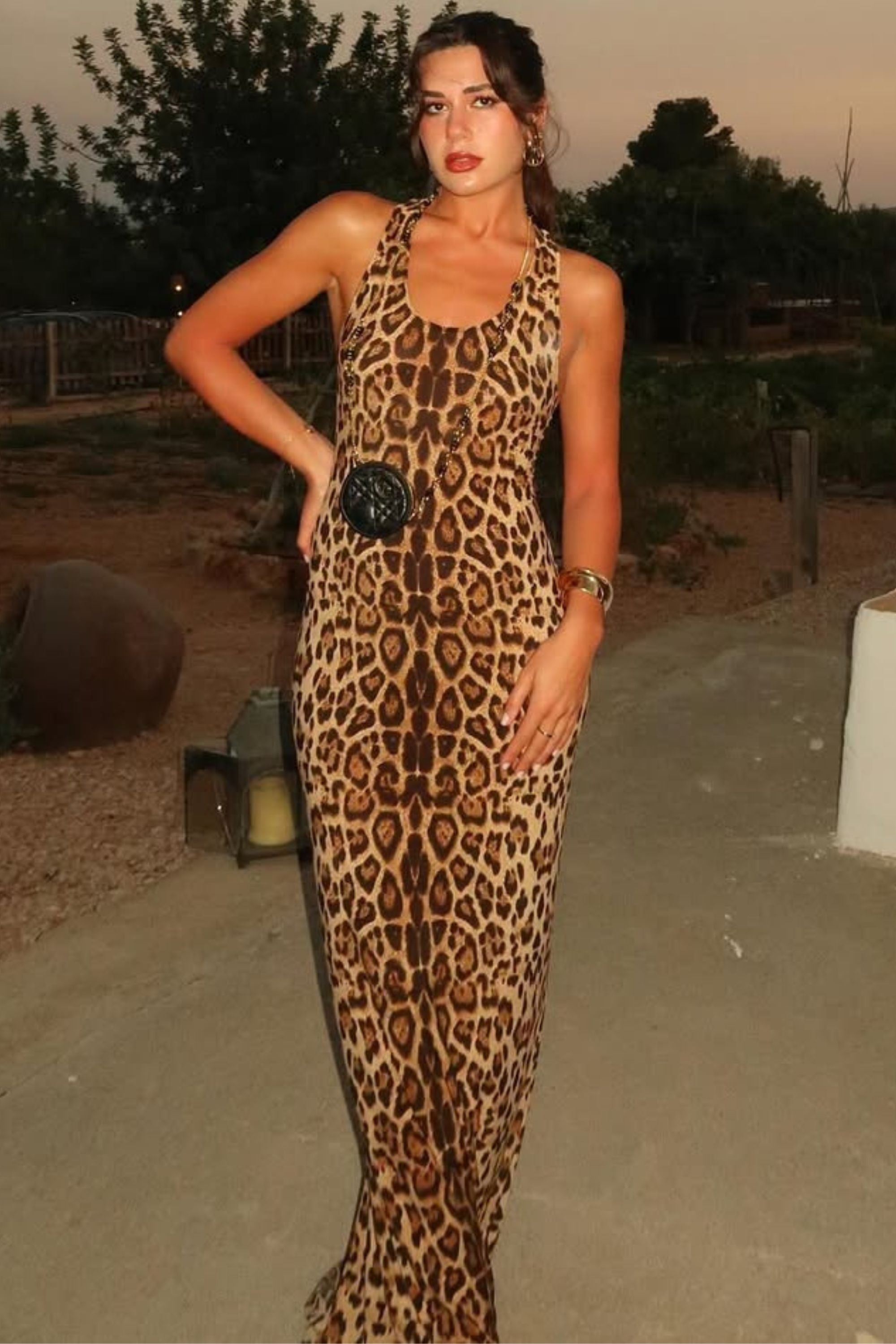 Leopard Icon Dress