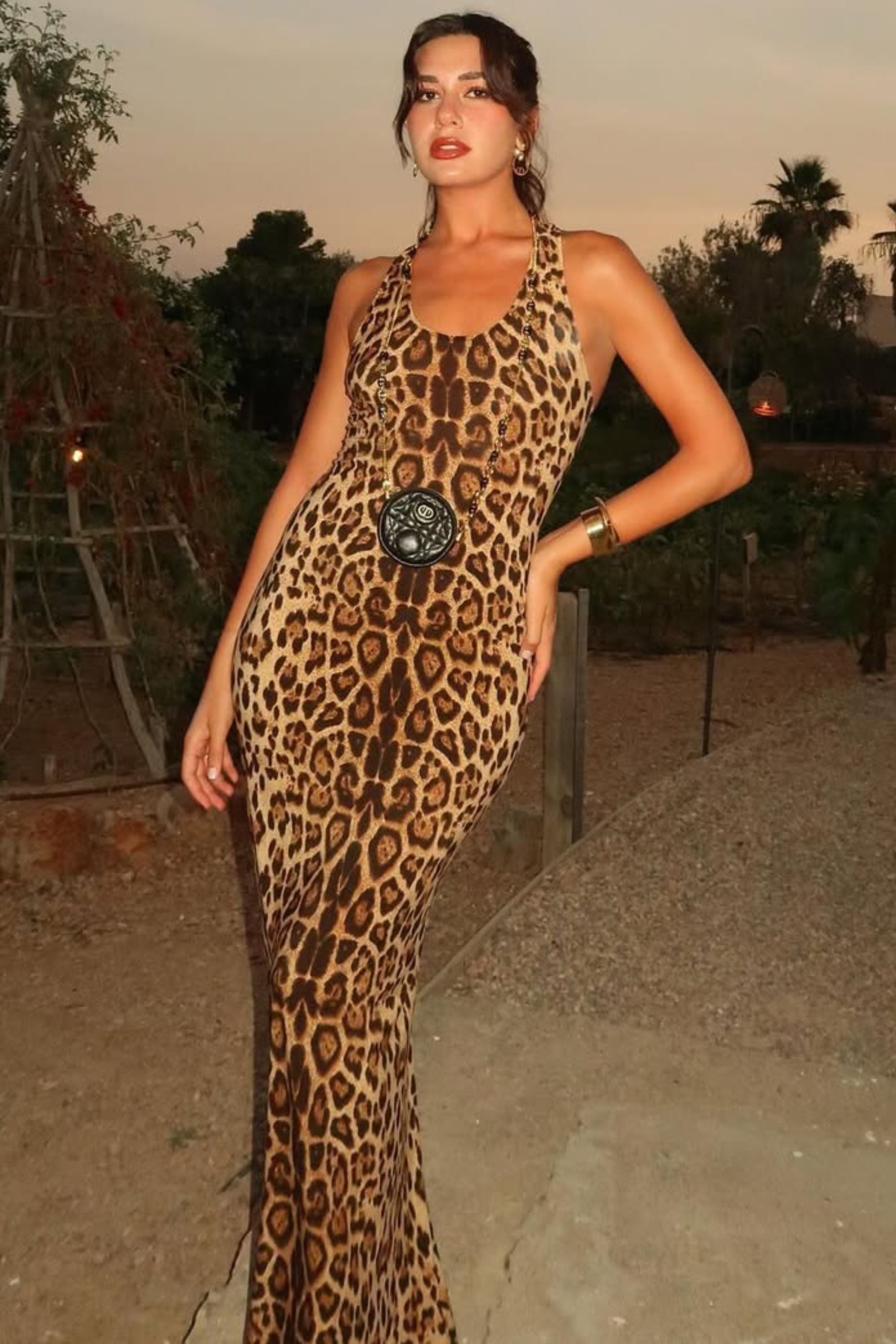 Leopard Icon Dress