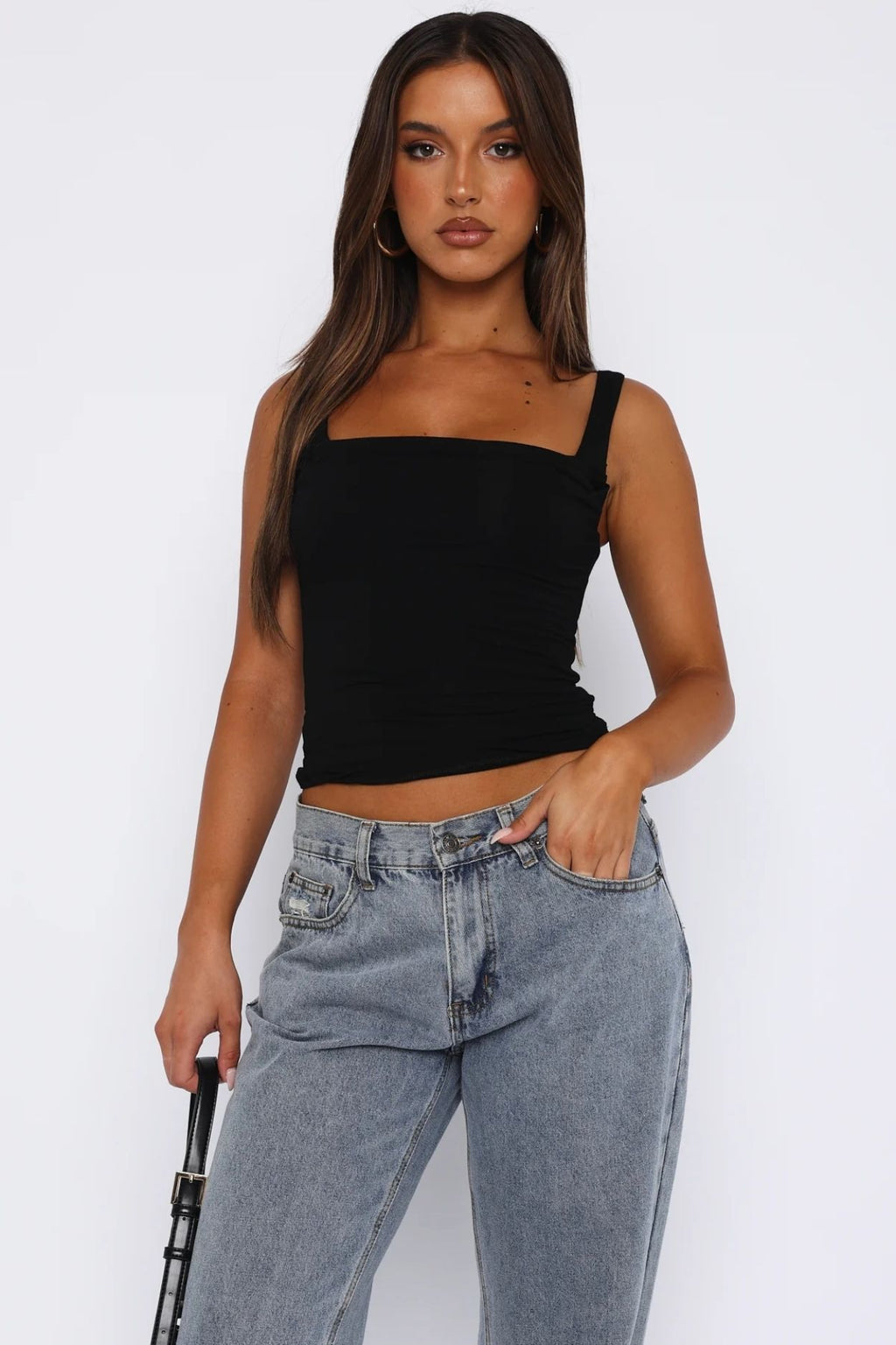 Cowl Neck Crop Top