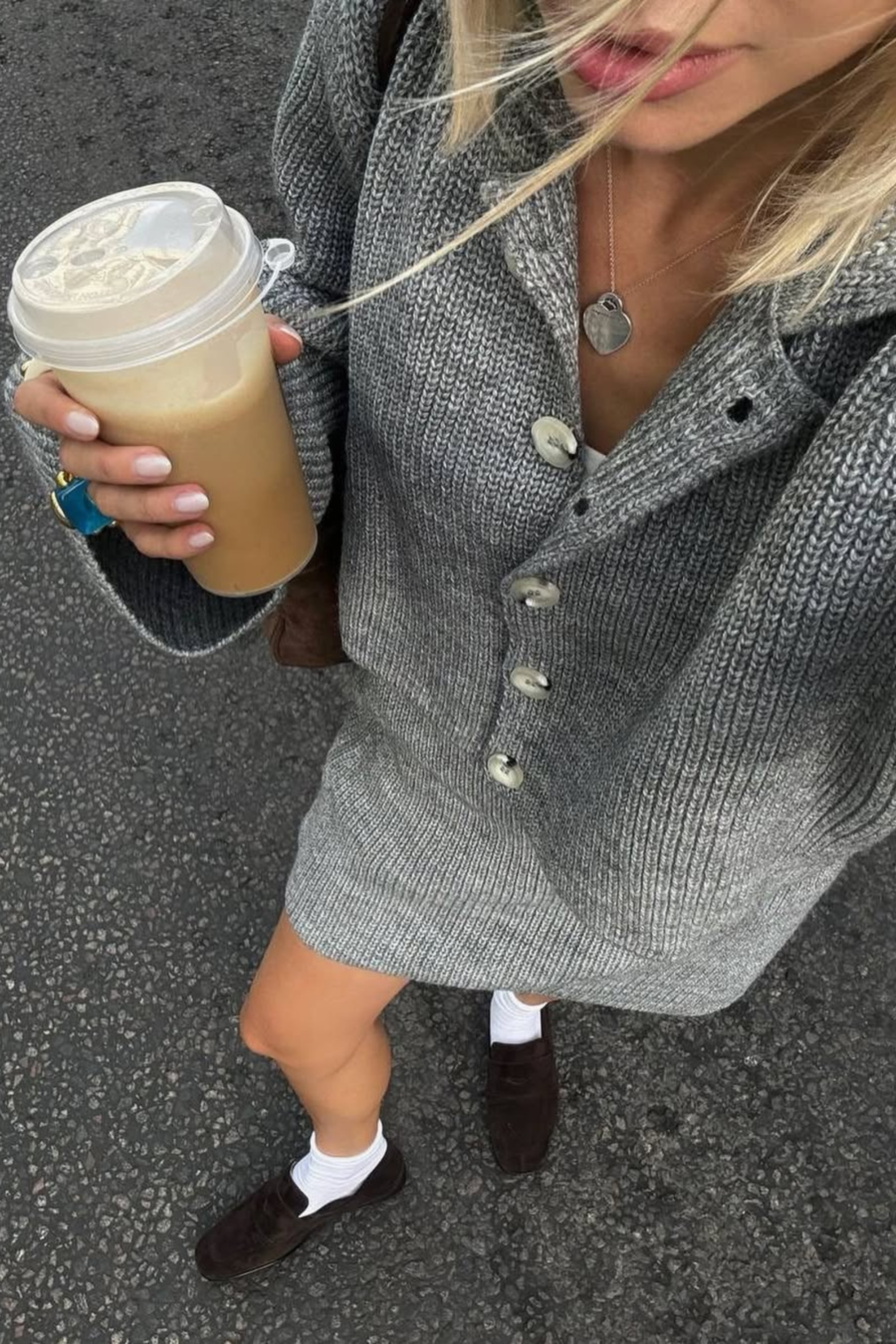 Polo Knit Skirt Set