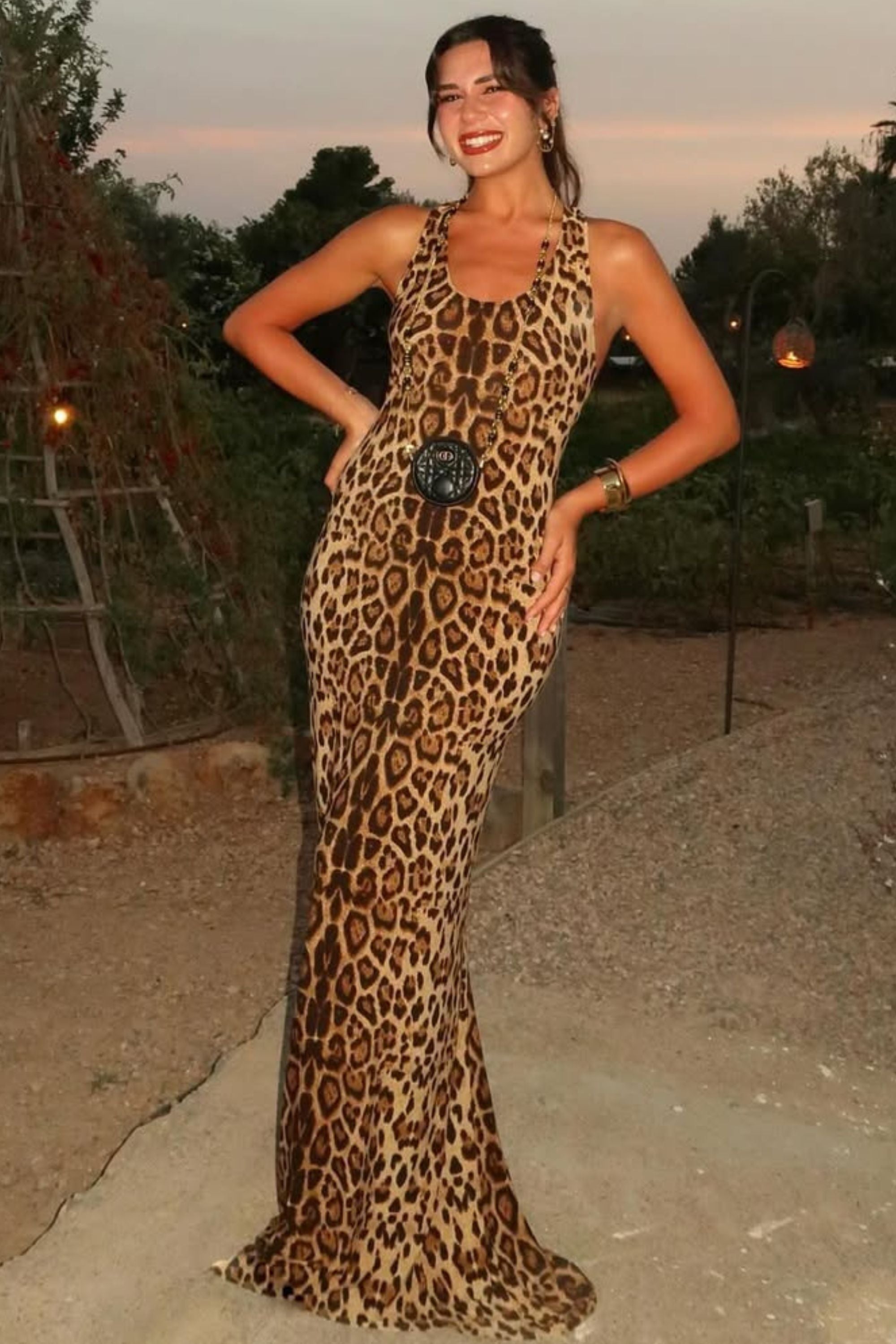 Leopard Icon Dress