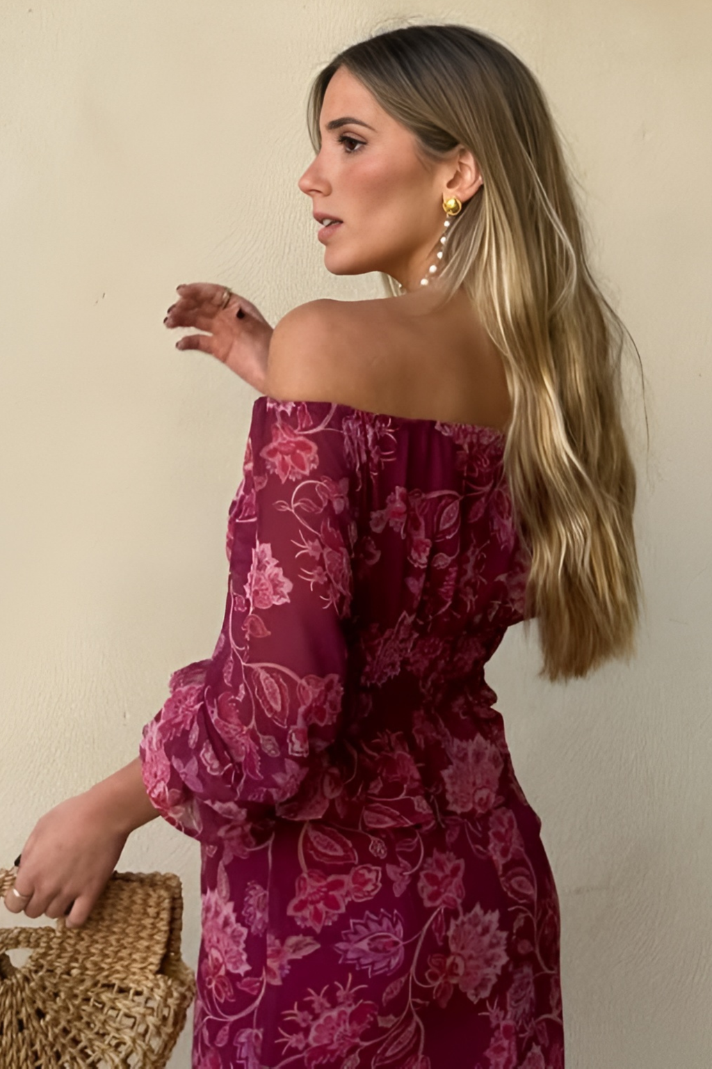 Vintage Floral Maxi Set