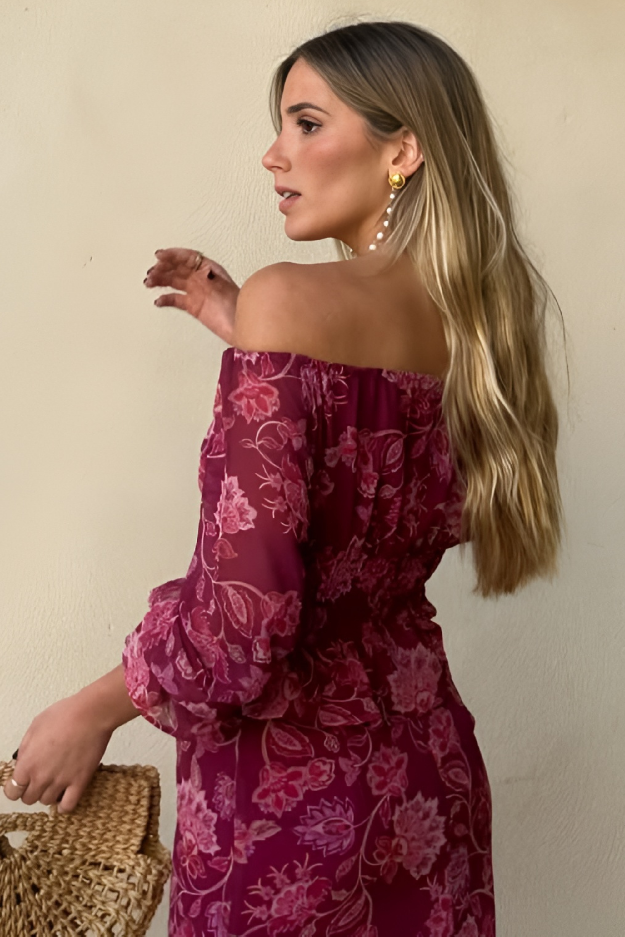 Vintage Floral Maxi Set