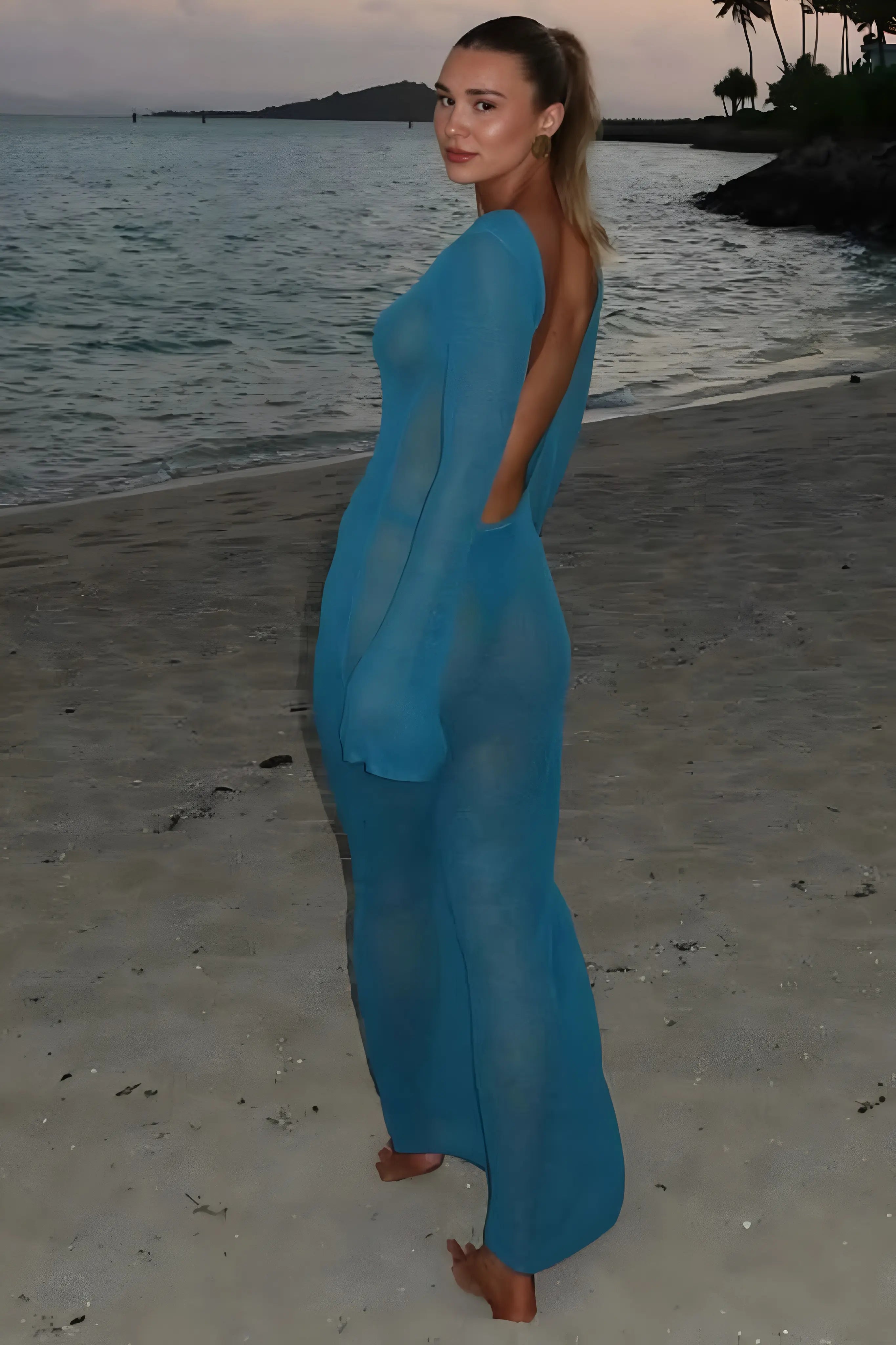 Sheer Resort Maxi Dress