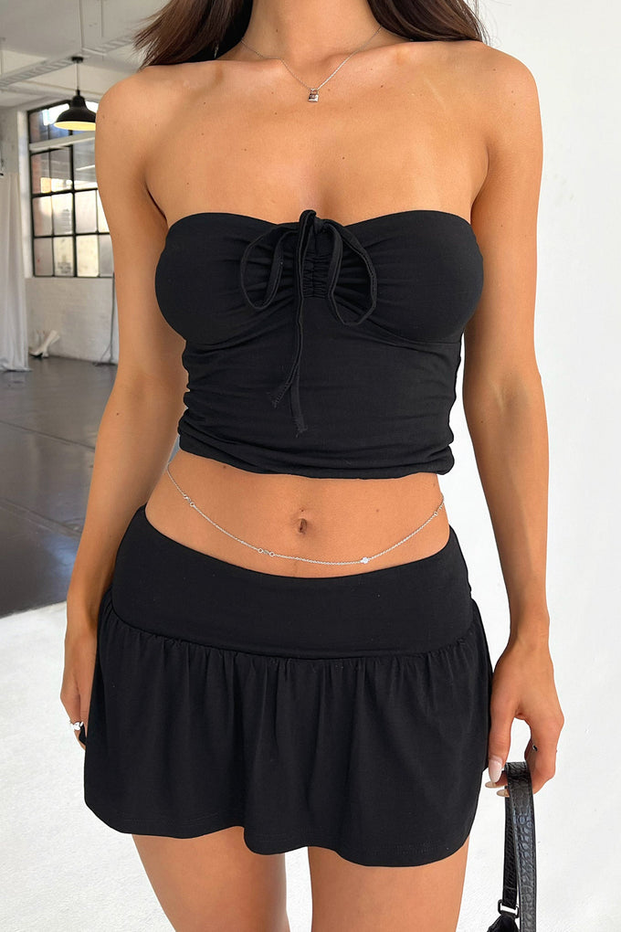 Tube Top Skirt Set