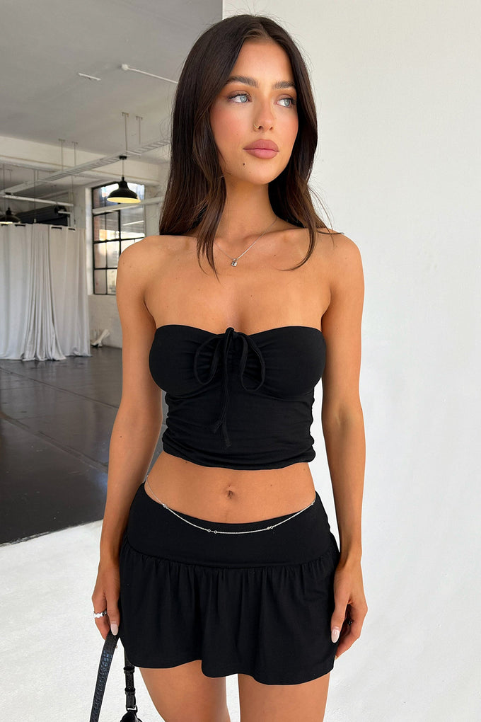 Tube Top Skirt Set
