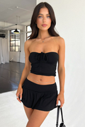 Tube Top Skirt Set