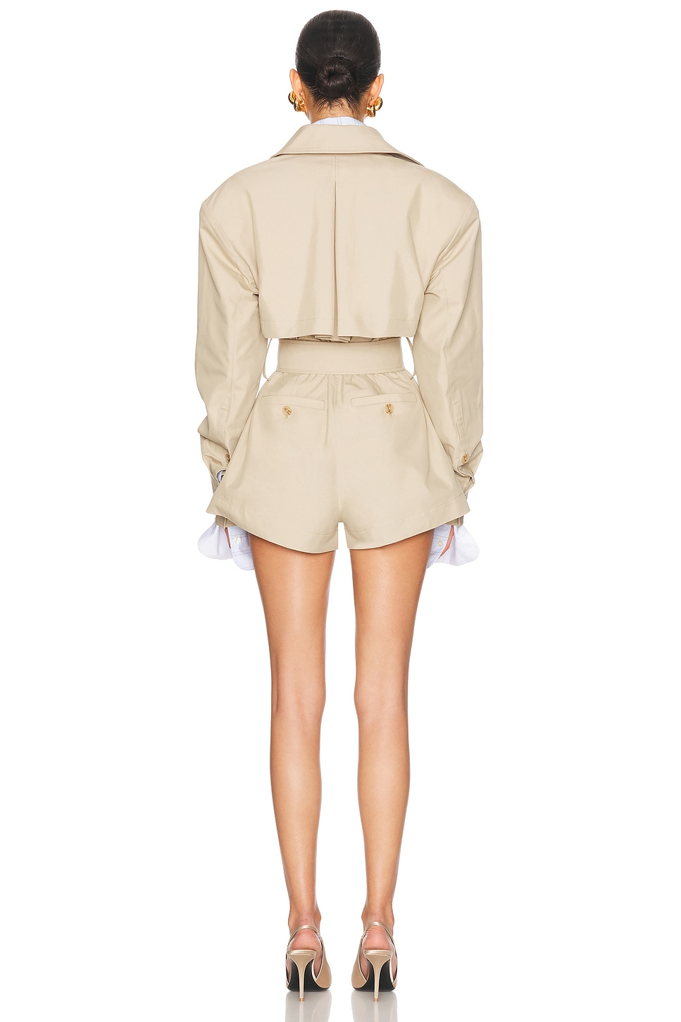 Belted Trench Mini Dress - Mini Dress | 8j03aj-k6.myshopify.com