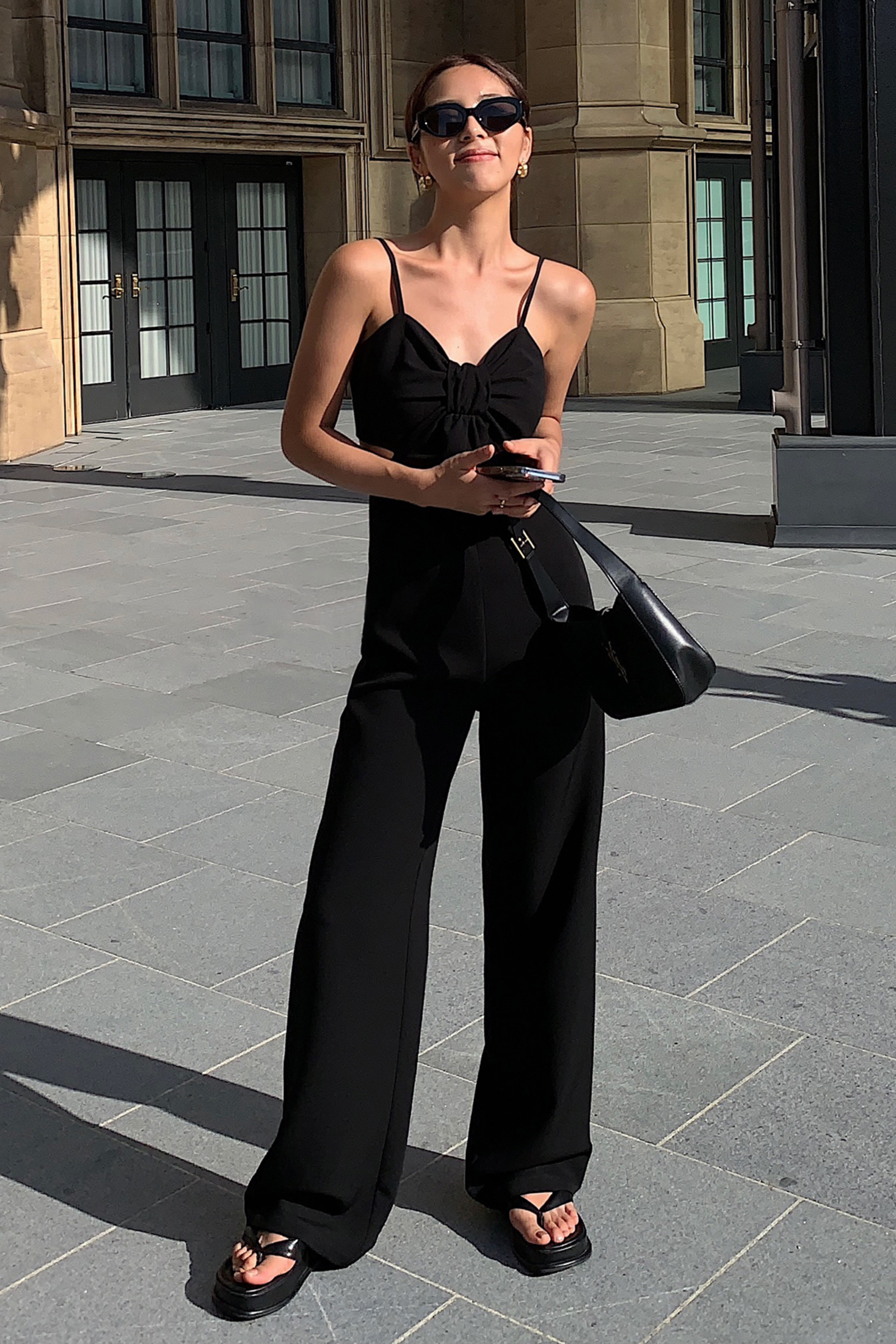 Black Cut Out Jumpsuit - Jumpsuit | 8j03aj-k6.myshopify.com