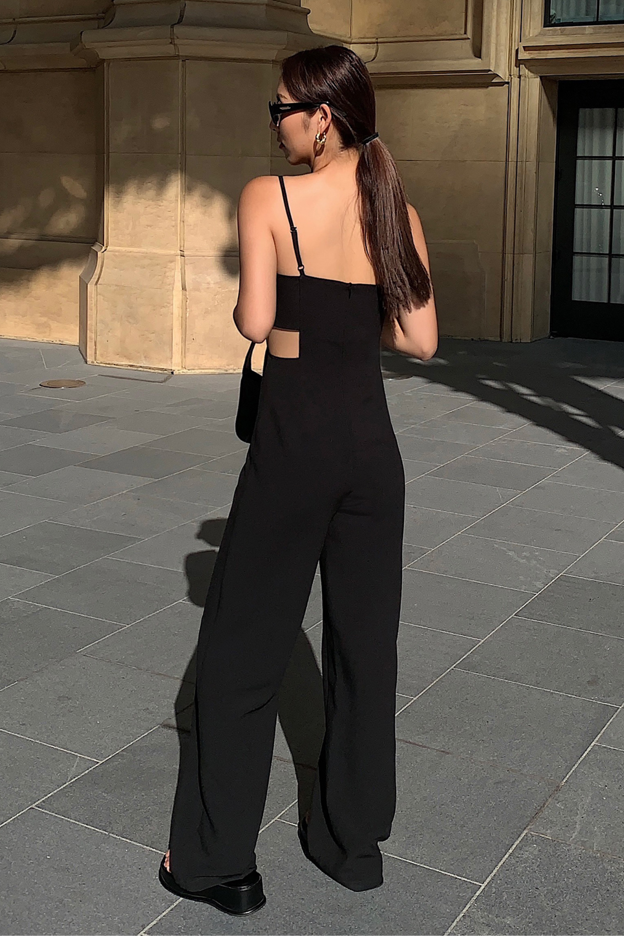 Black Cut Out Jumpsuit - Jumpsuit | 8j03aj-k6.myshopify.com