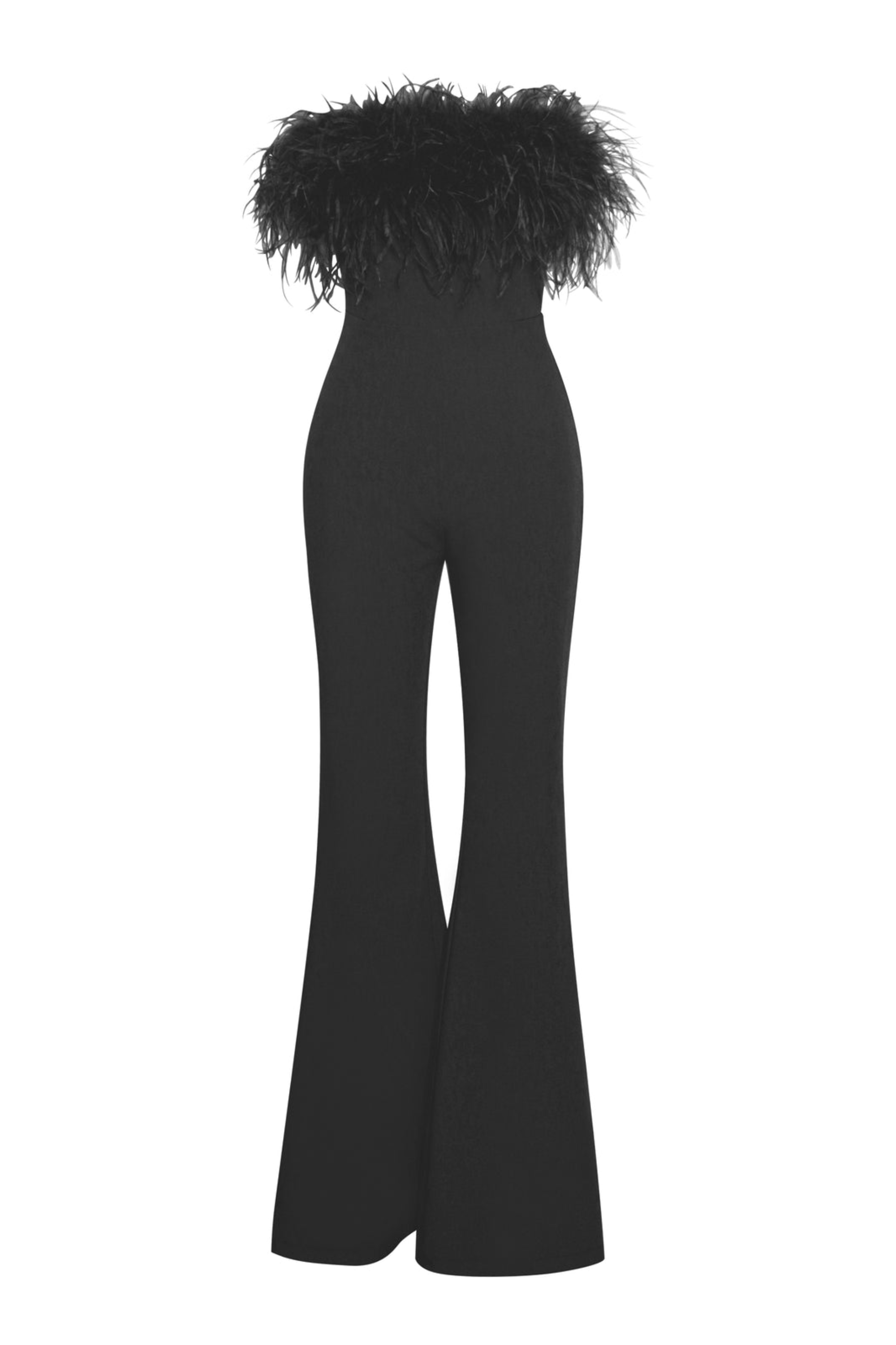 Black Feather Jumpsuit - Jumpsuit | 8j03aj-k6.myshopify.com