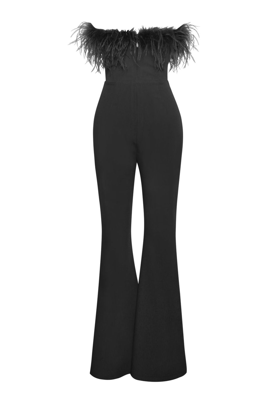 Black Feather Jumpsuit - Jumpsuit | 8j03aj-k6.myshopify.com