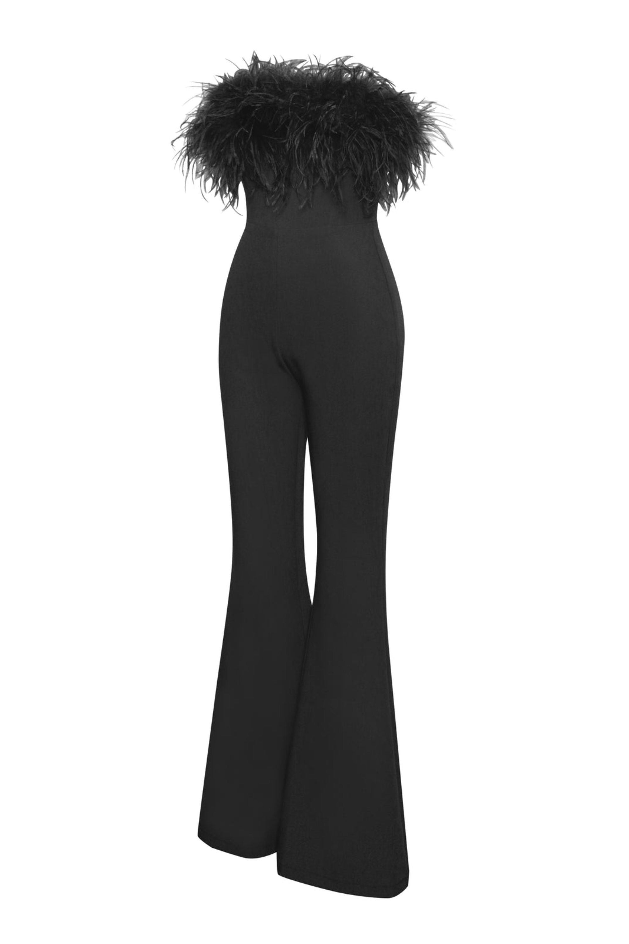 Black Feather Jumpsuit - Jumpsuit | 8j03aj-k6.myshopify.com