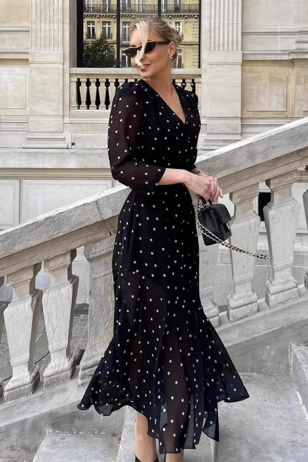 Polka Dot Maxi Dress - Maxi Dress | 8j03aj-k6.myshopify.com