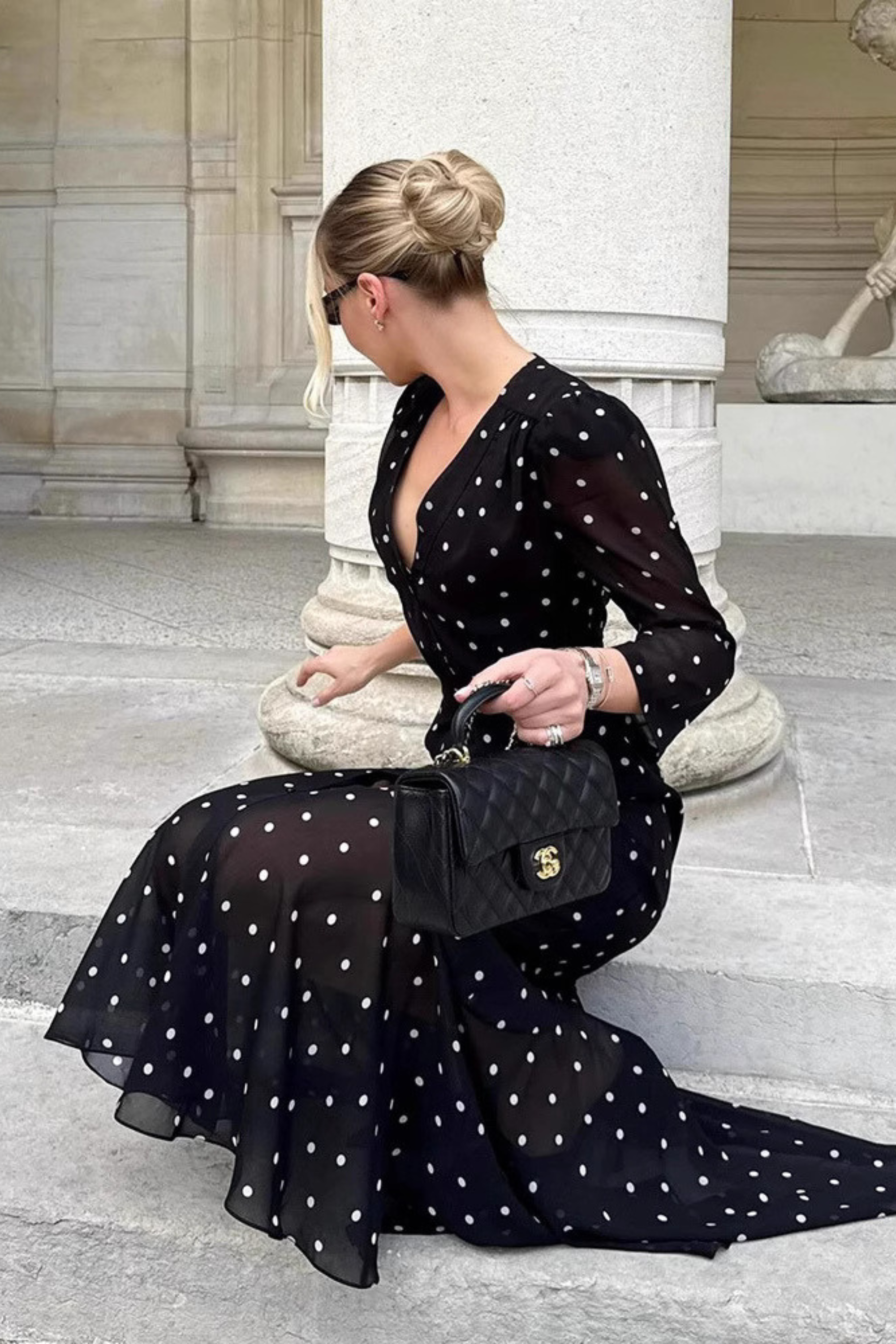 Polka Dot Maxi Dress - Maxi Dress | 8j03aj-k6.myshopify.com