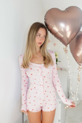 Blush Bow Romper - Romper | 8j03aj-k6.myshopify.com