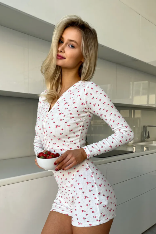Chic Floral Romper - Romper | 8j03aj-k6.myshopify.com