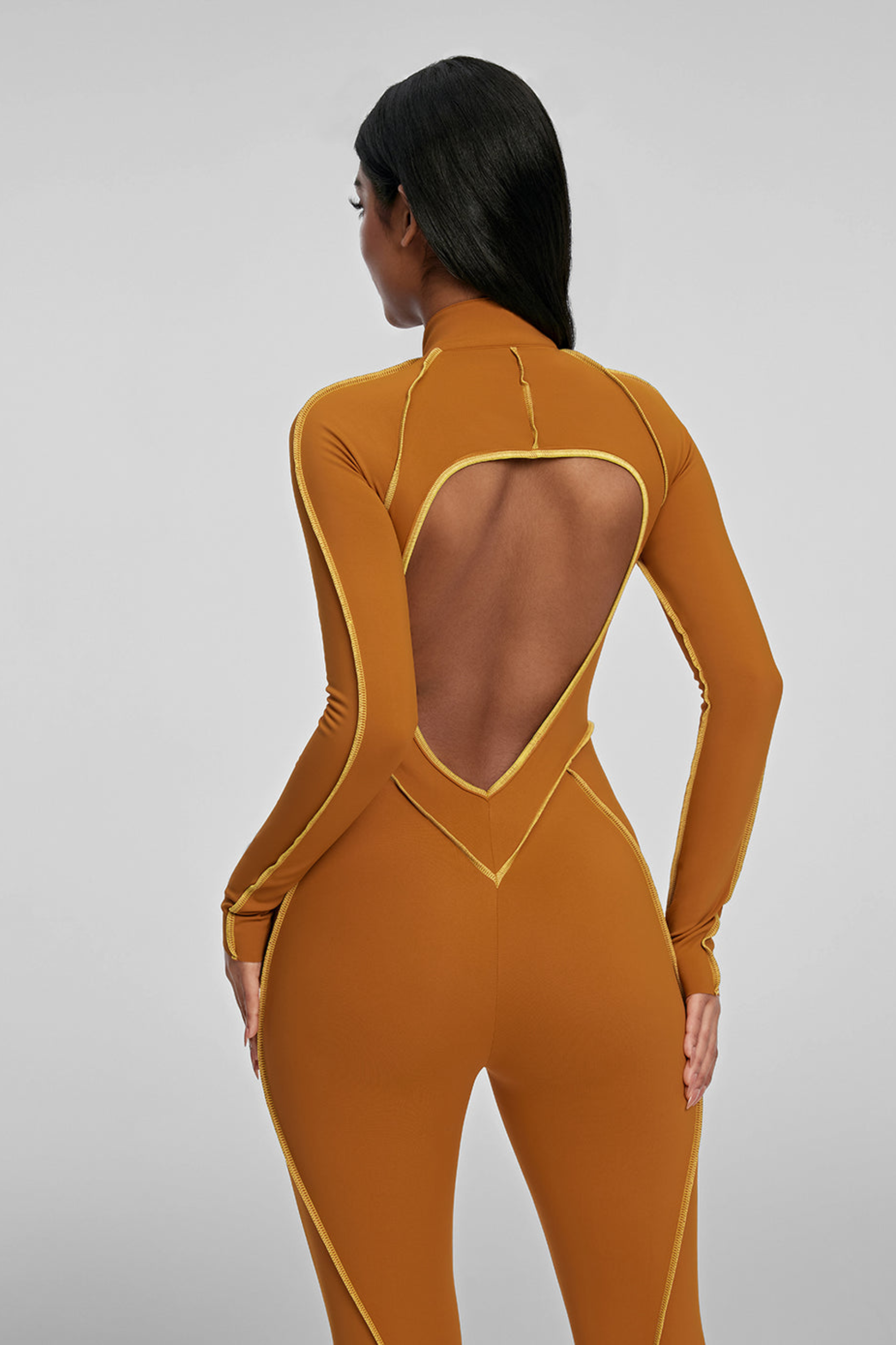 Contour Stitch Catsuit - Jumpsuit | 8j03aj-k6.myshopify.com