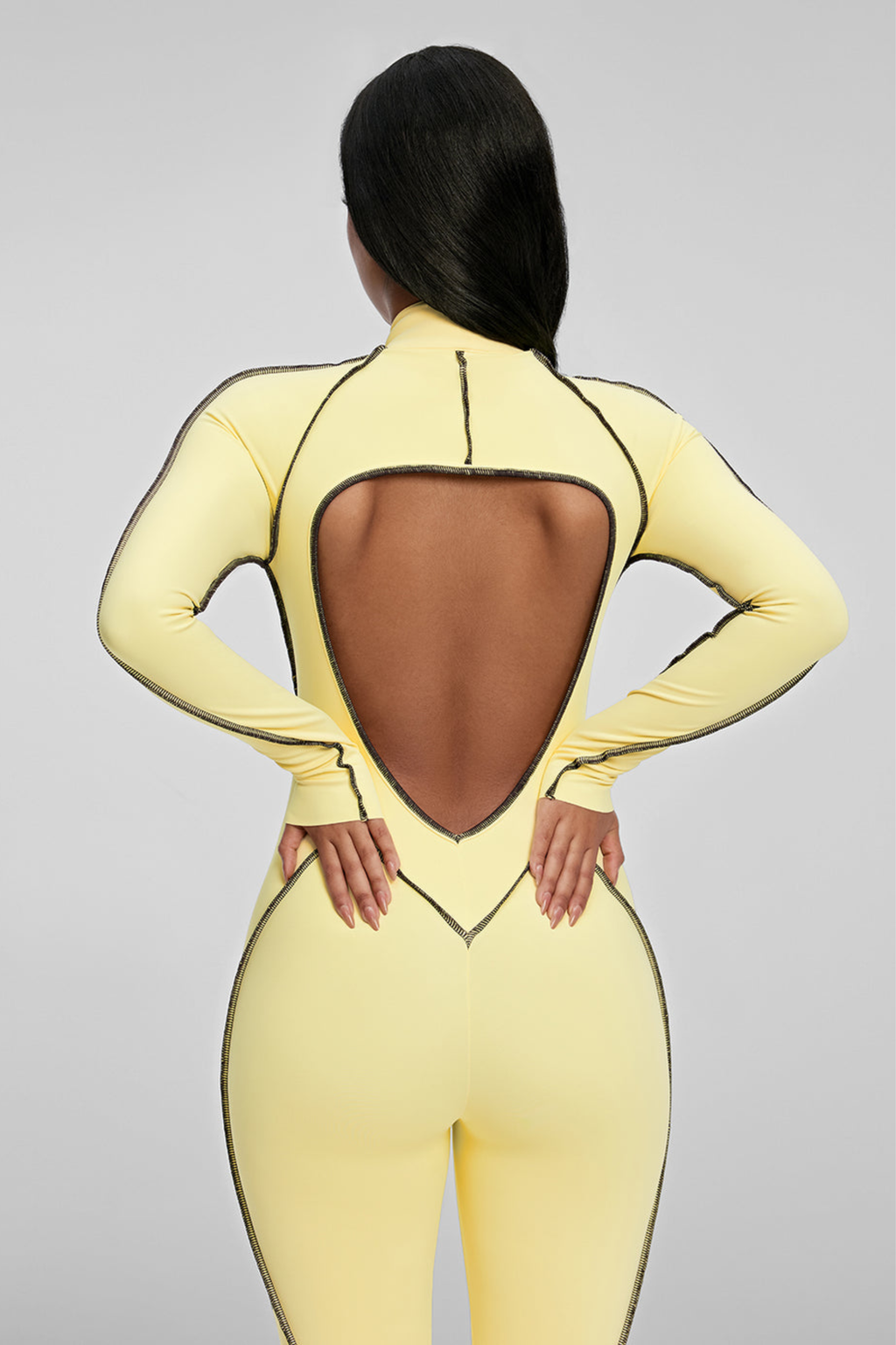 Contour Stitch Catsuit - Jumpsuit | 8j03aj-k6.myshopify.com