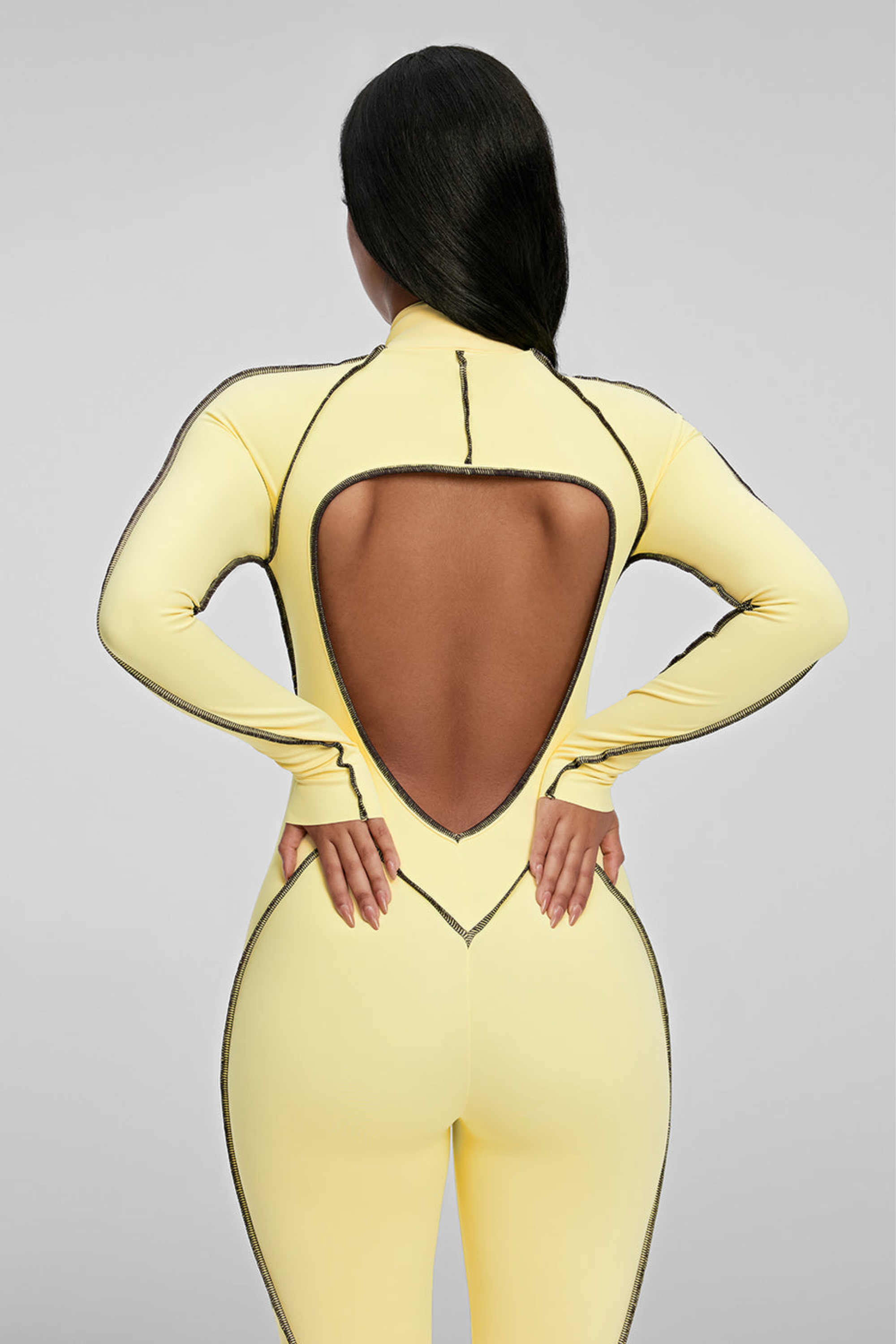 Contour Stitch Catsuit - Jumpsuit | 8j03aj-k6.myshopify.com