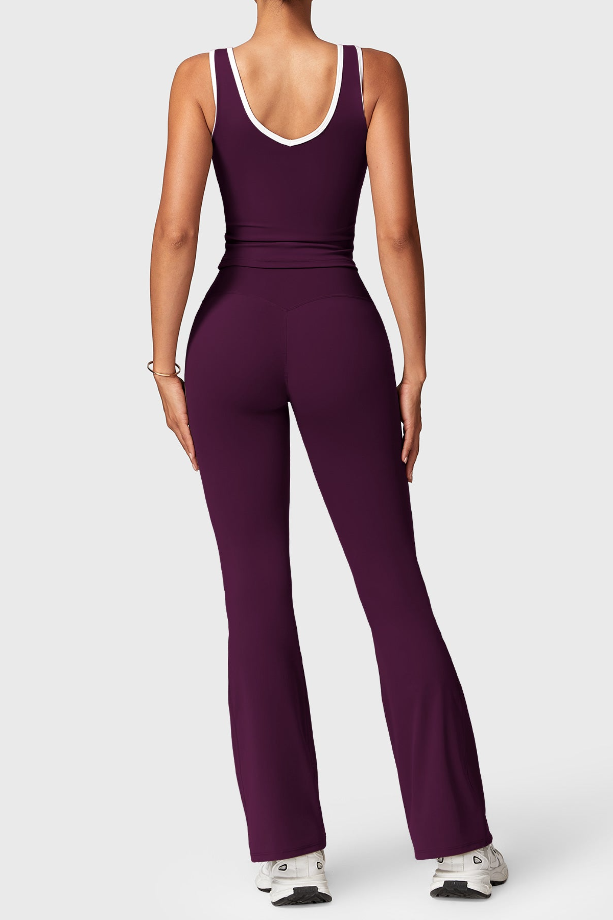 Contrast Flare Set - Co Ord Set | 8j03aj-k6.myshopify.com