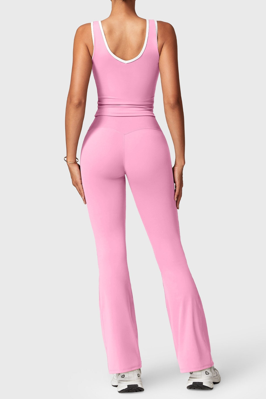 Contrast Flare Set - Co Ord Set | 8j03aj-k6.myshopify.com