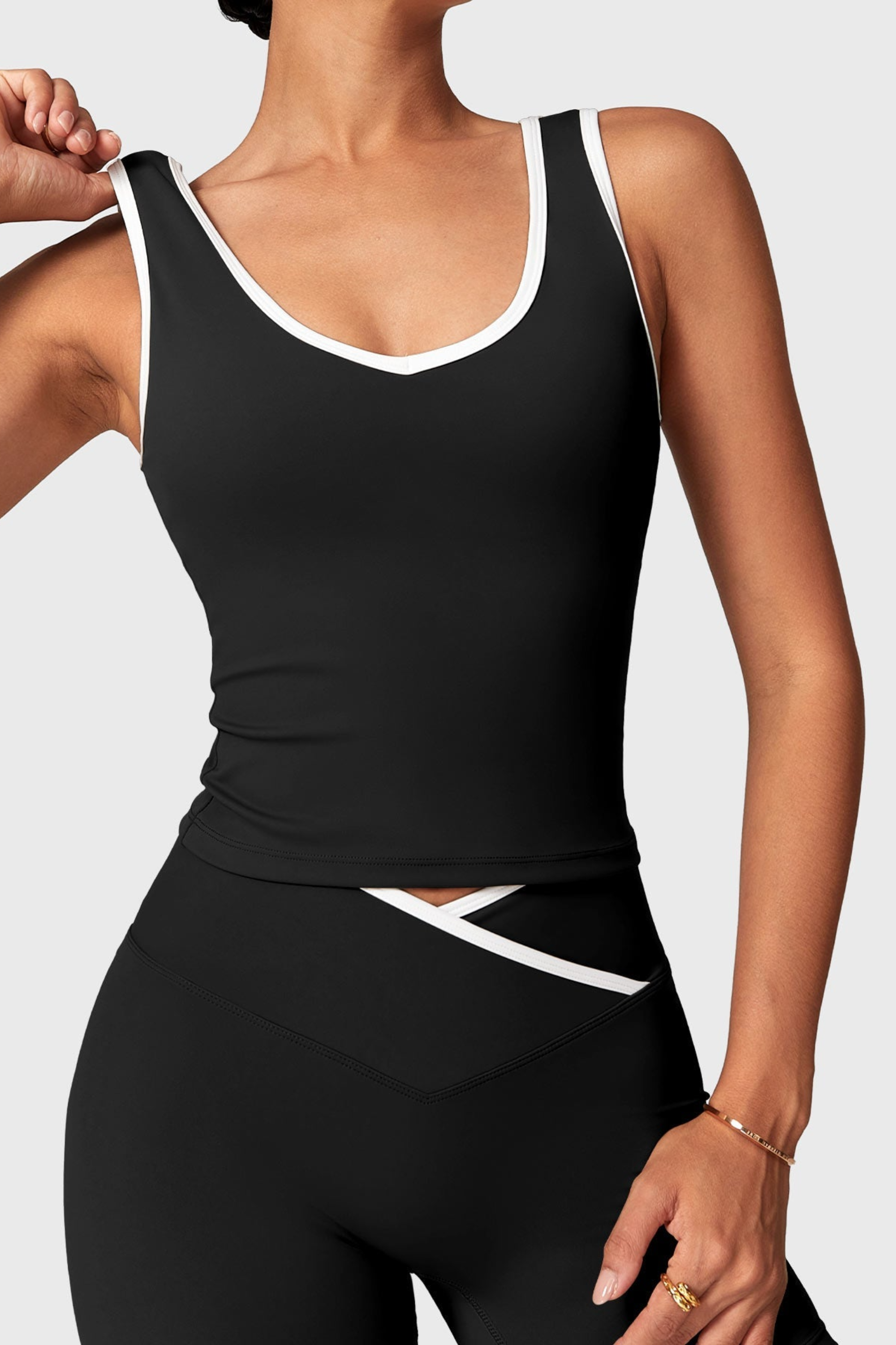 Contrast Flare Set - Co Ord Set | 8j03aj-k6.myshopify.com