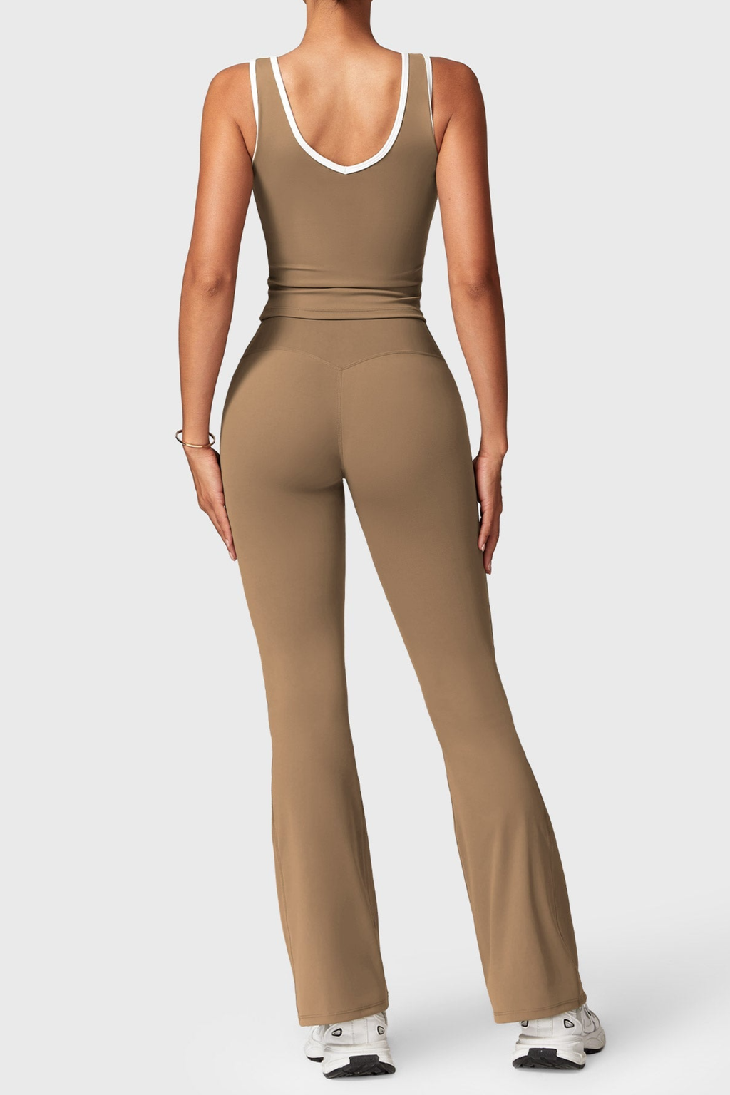 Contrast Flare Set - Co Ord Set | 8j03aj-k6.myshopify.com