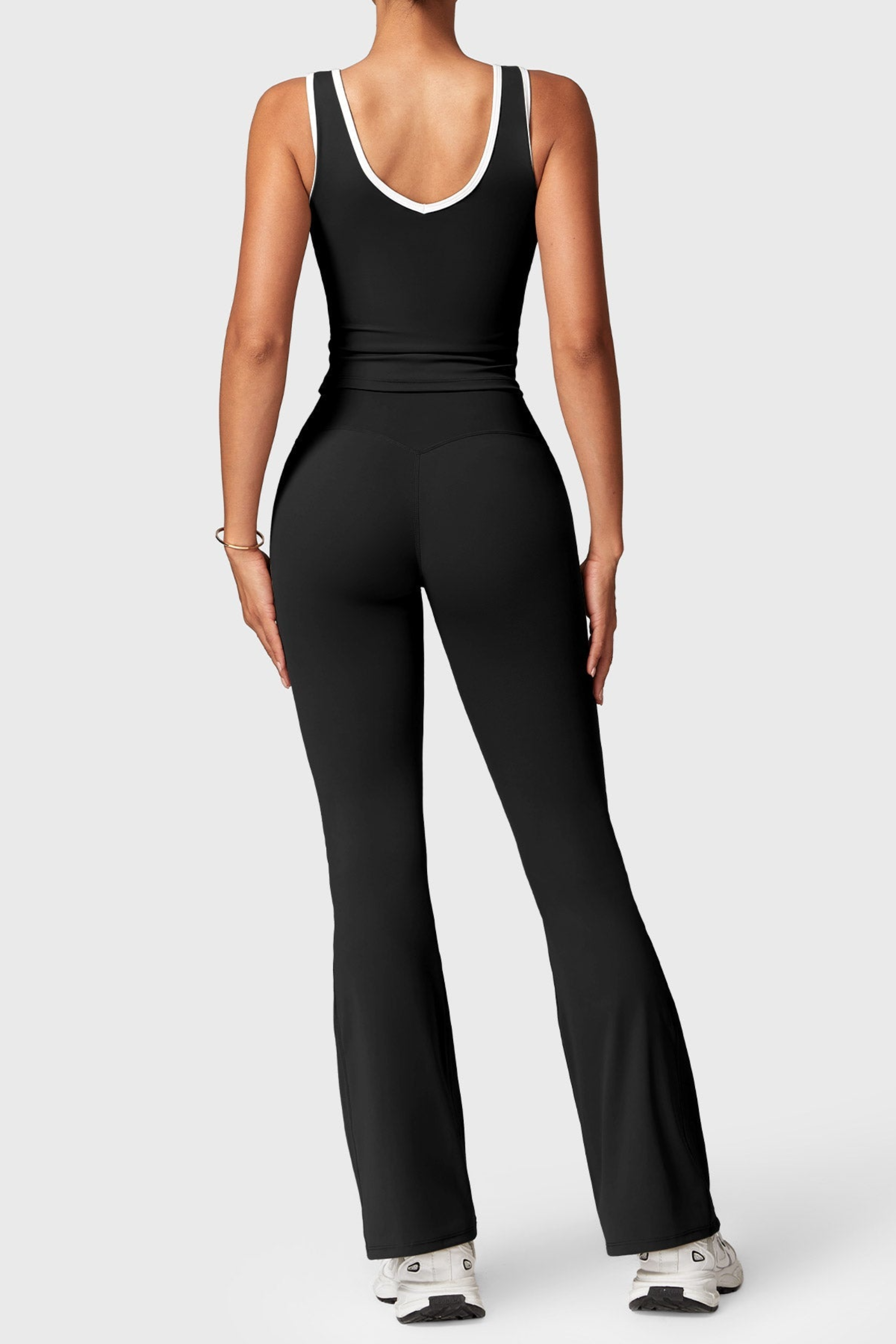 Contrast Flare Set - Co Ord Set | 8j03aj-k6.myshopify.com