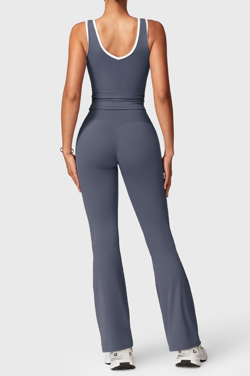 Contrast Flare Set - Co Ord Set | 8j03aj-k6.myshopify.com