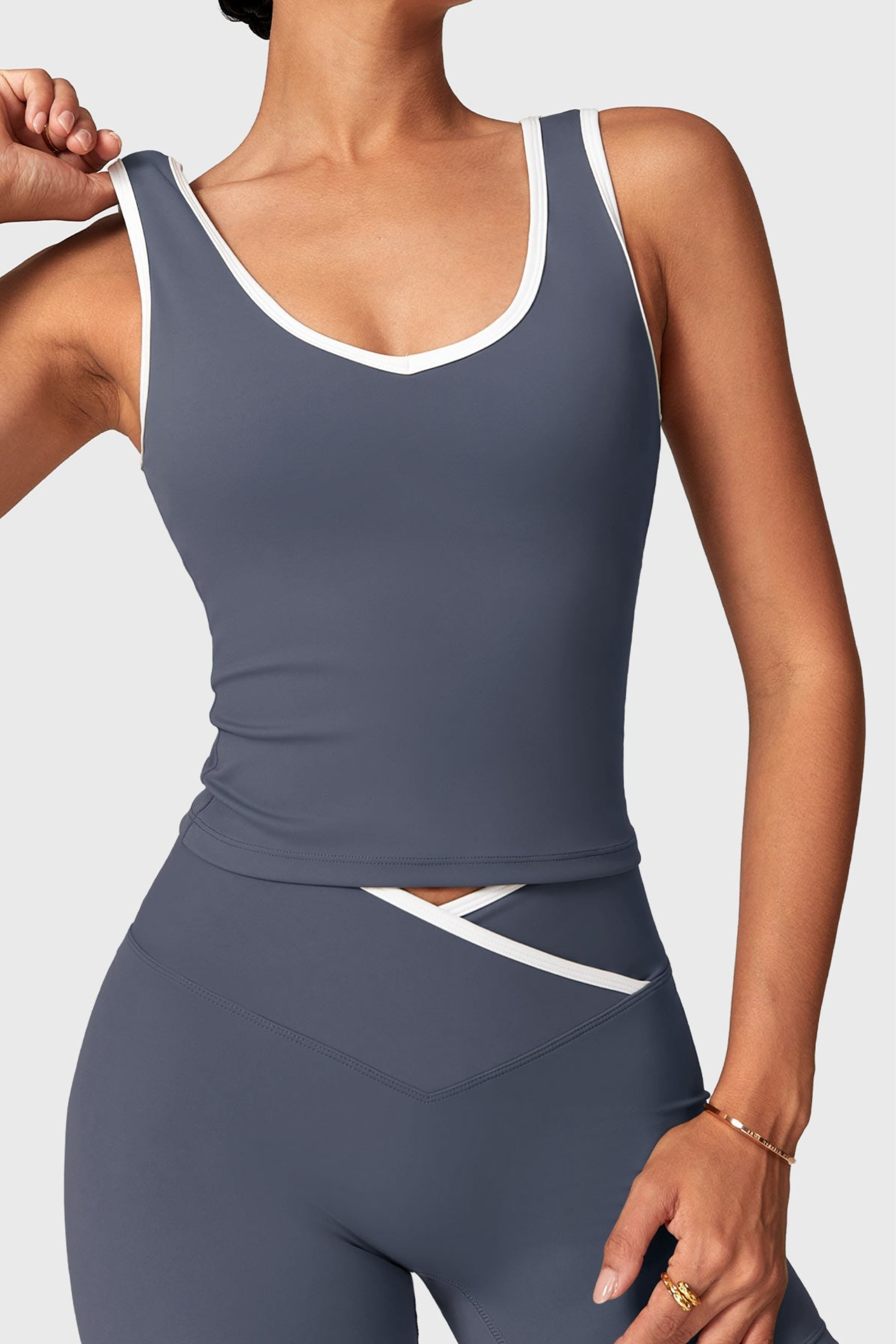 Contrast Flare Set - Co Ord Set | 8j03aj-k6.myshopify.com