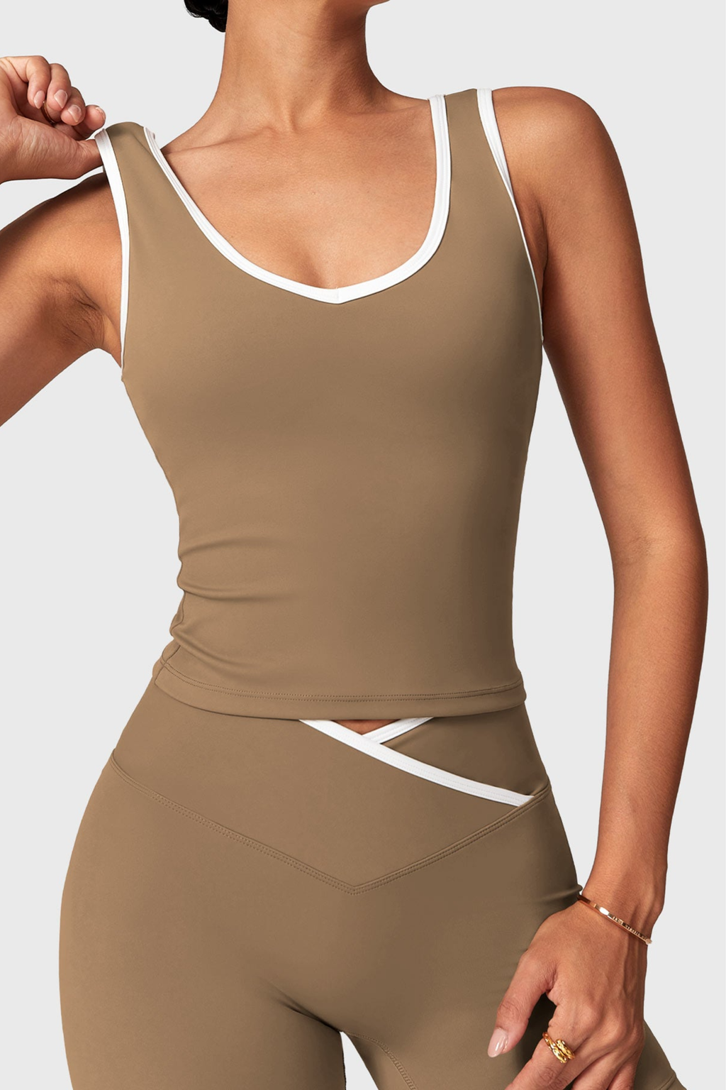 Contrast Flare Set - Co Ord Set | 8j03aj-k6.myshopify.com