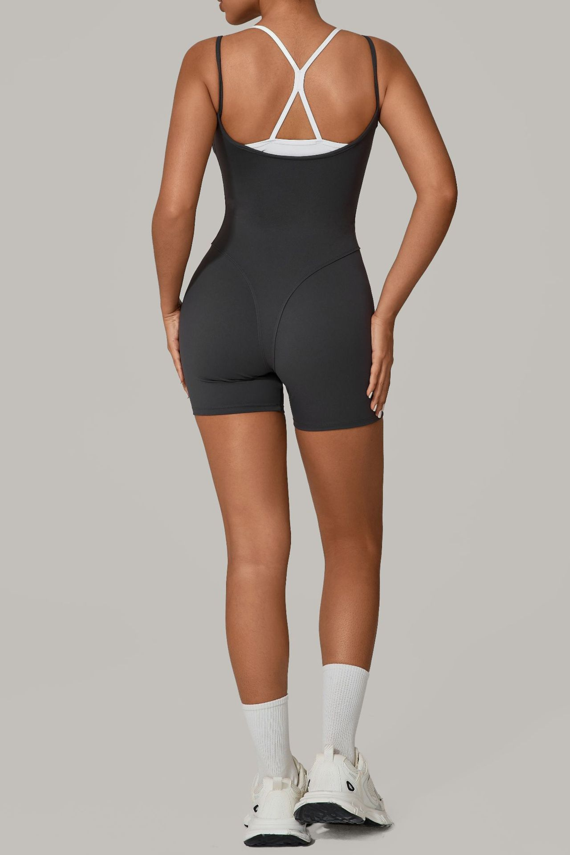 Contrast Sling Sports Jumpsuit - Jumpsuit | 8j03aj-k6.myshopify.com