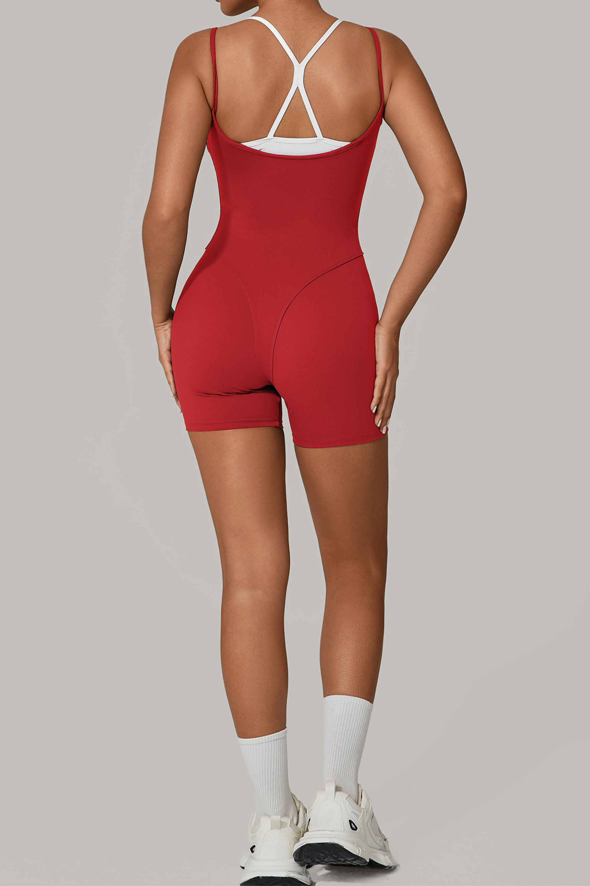 Contrast Sling Sports Jumpsuit - Jumpsuit | 8j03aj-k6.myshopify.com