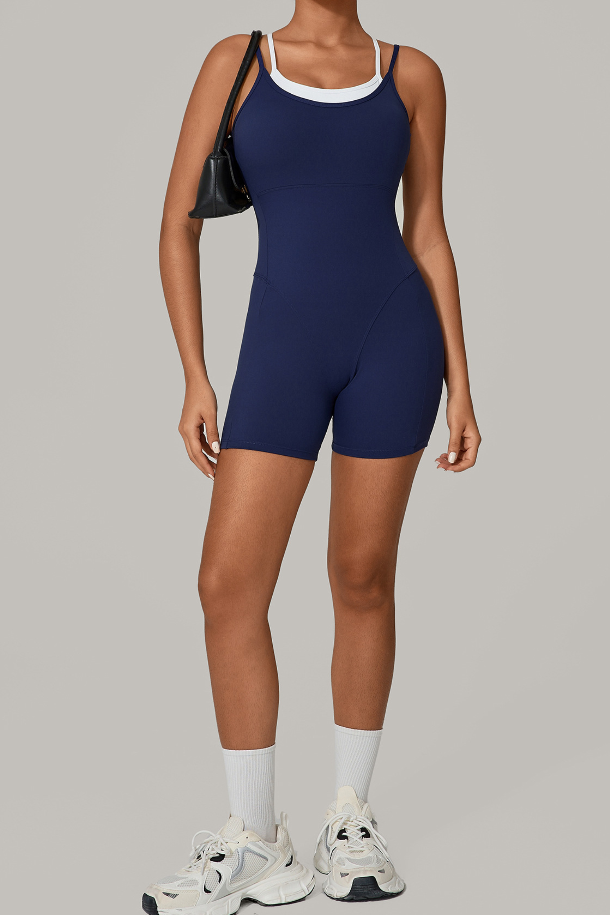 Contrast Sling Sports Jumpsuit - Jumpsuit | 8j03aj-k6.myshopify.com
