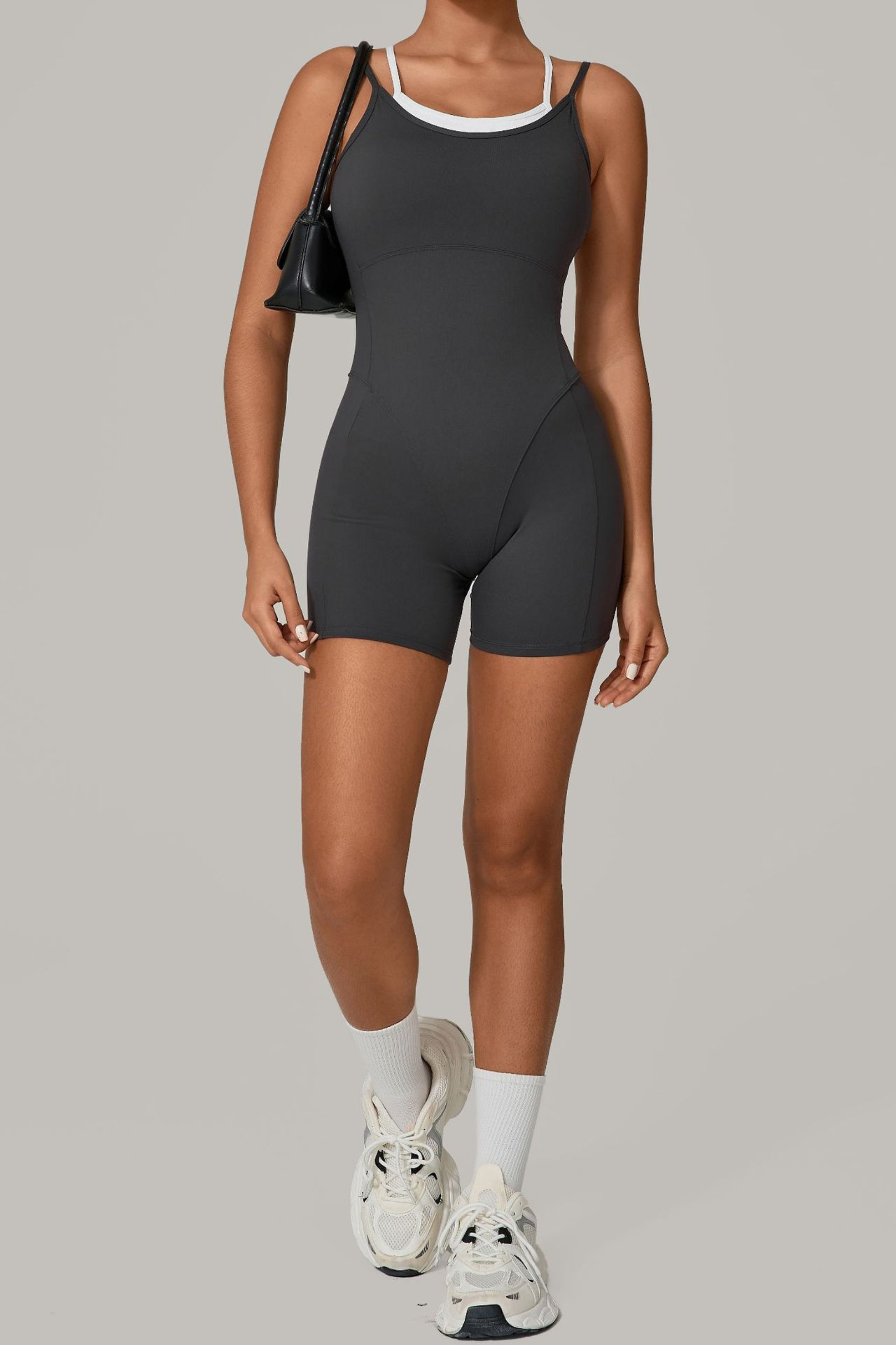 Contrast Sling Sports Jumpsuit - Jumpsuit | 8j03aj-k6.myshopify.com