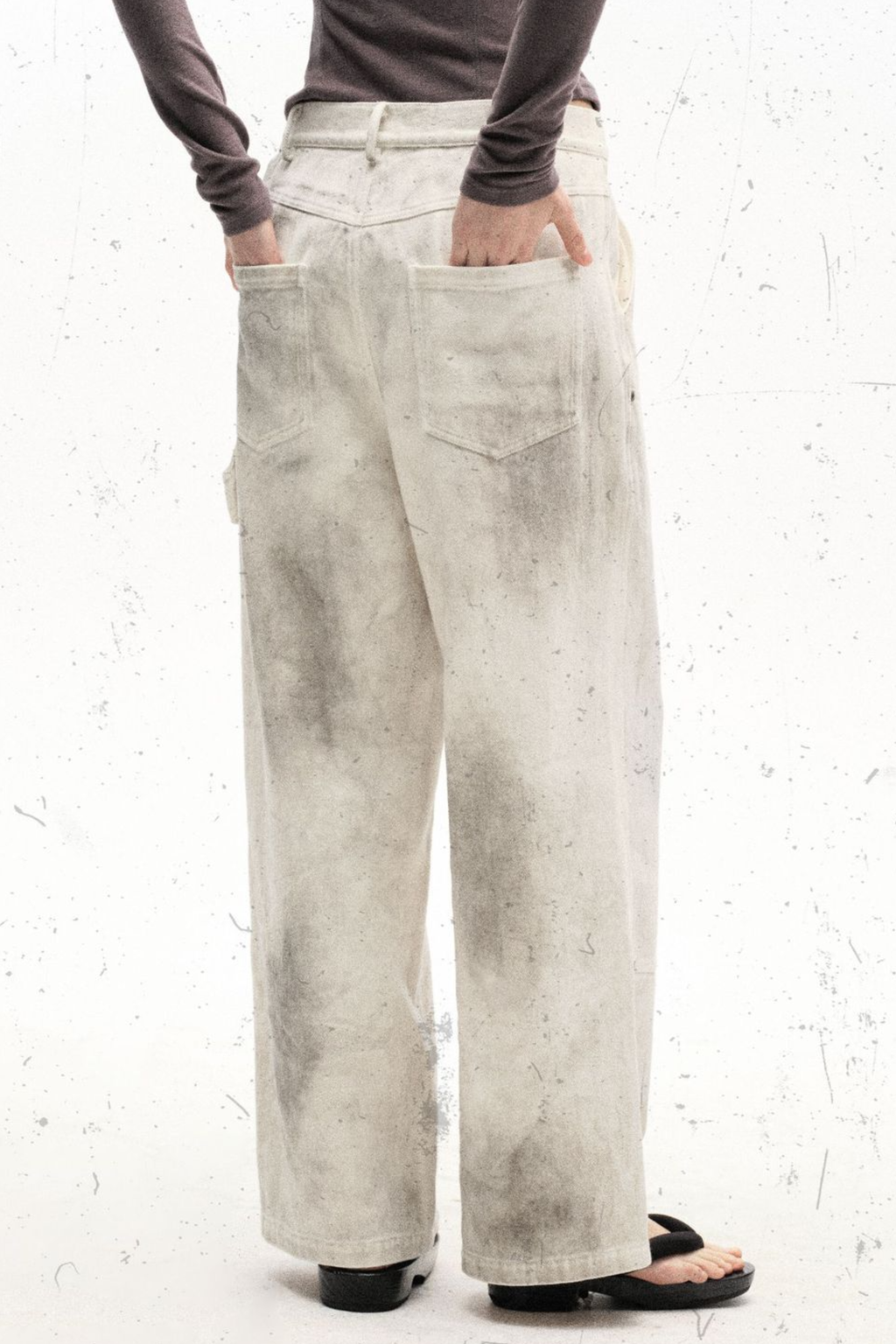 Distressed Sand Baggy Jeans - Baggy Jeans | 8j03aj-k6.myshopify.com