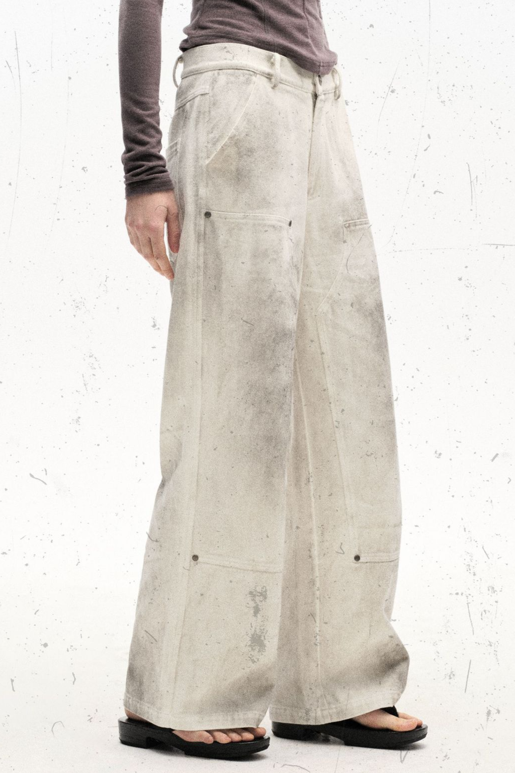 Distressed Sand Baggy Jeans - Baggy Jeans | 8j03aj-k6.myshopify.com