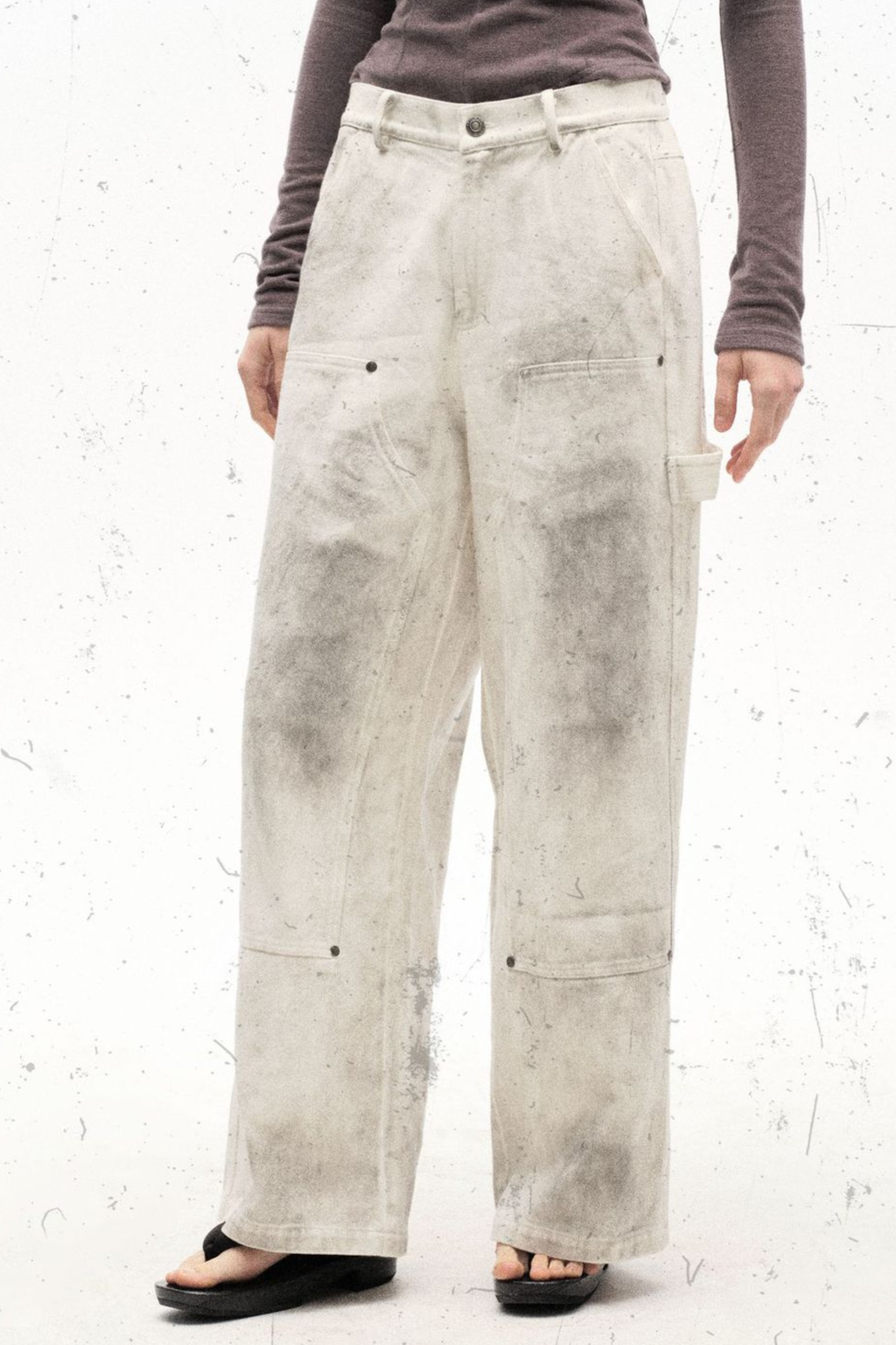 Distressed Sand Baggy Jeans - Baggy Jeans | 8j03aj-k6.myshopify.com