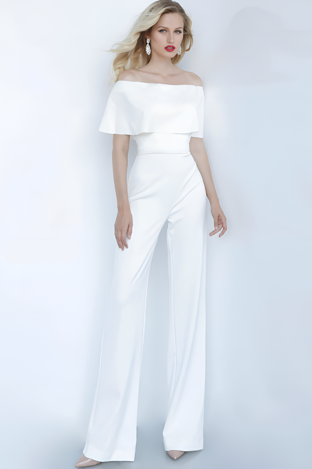 Elegant White Jumpsuit - Jumpsuit | 8j03aj-k6.myshopify.com