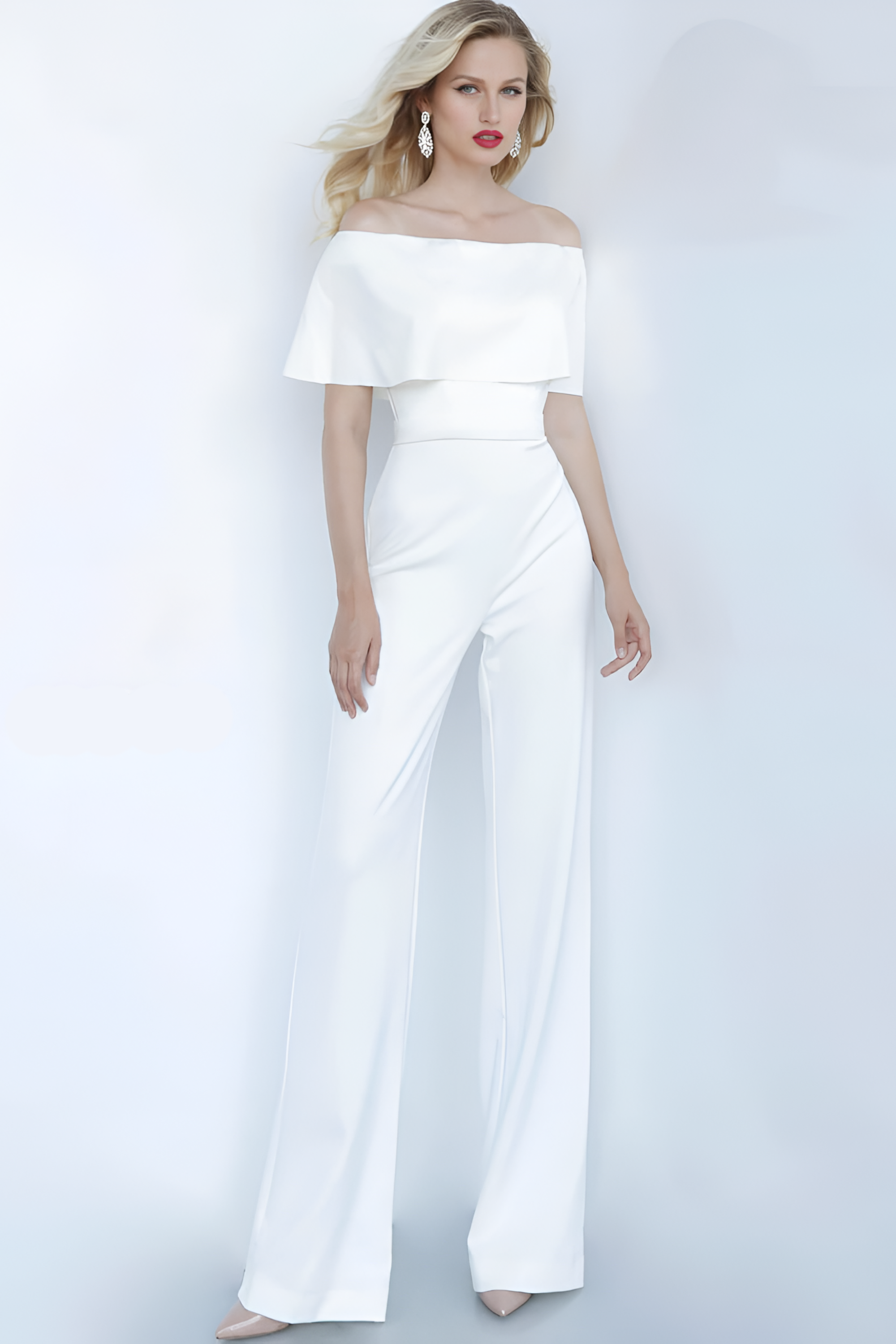 Elegant White Jumpsuit - Jumpsuit | 8j03aj-k6.myshopify.com