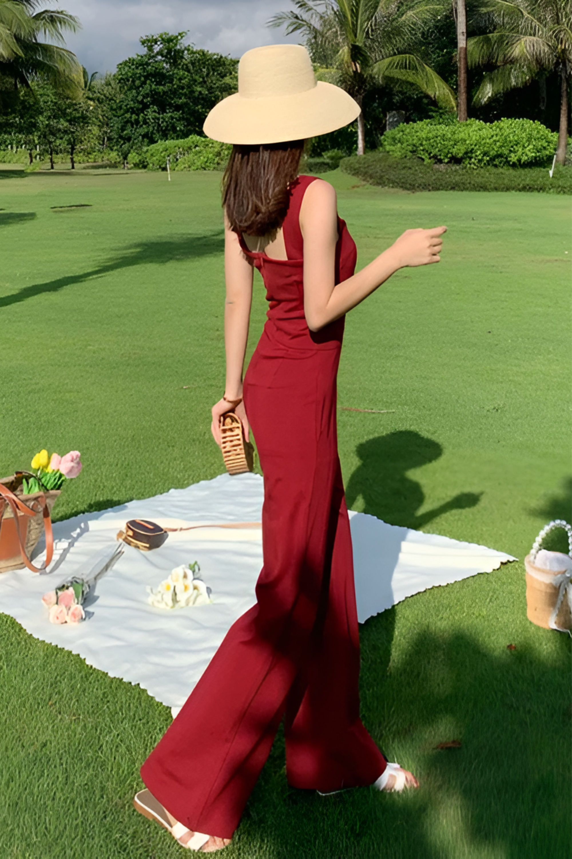Elegant Wide Leg Jumpsuit - Jumpsuit | 8j03aj-k6.myshopify.com