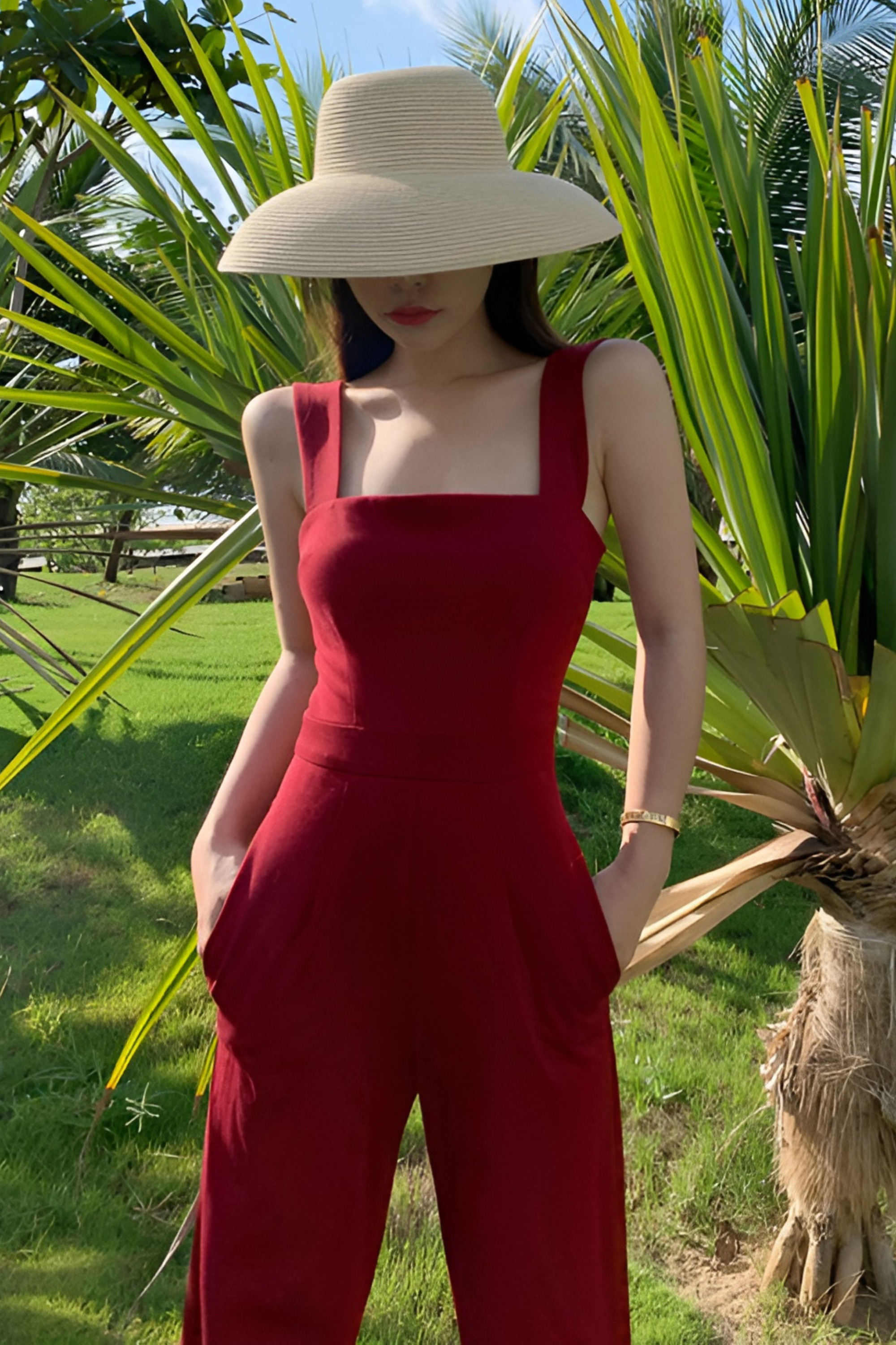 Elegant Wide Leg Jumpsuit - Jumpsuit | 8j03aj-k6.myshopify.com