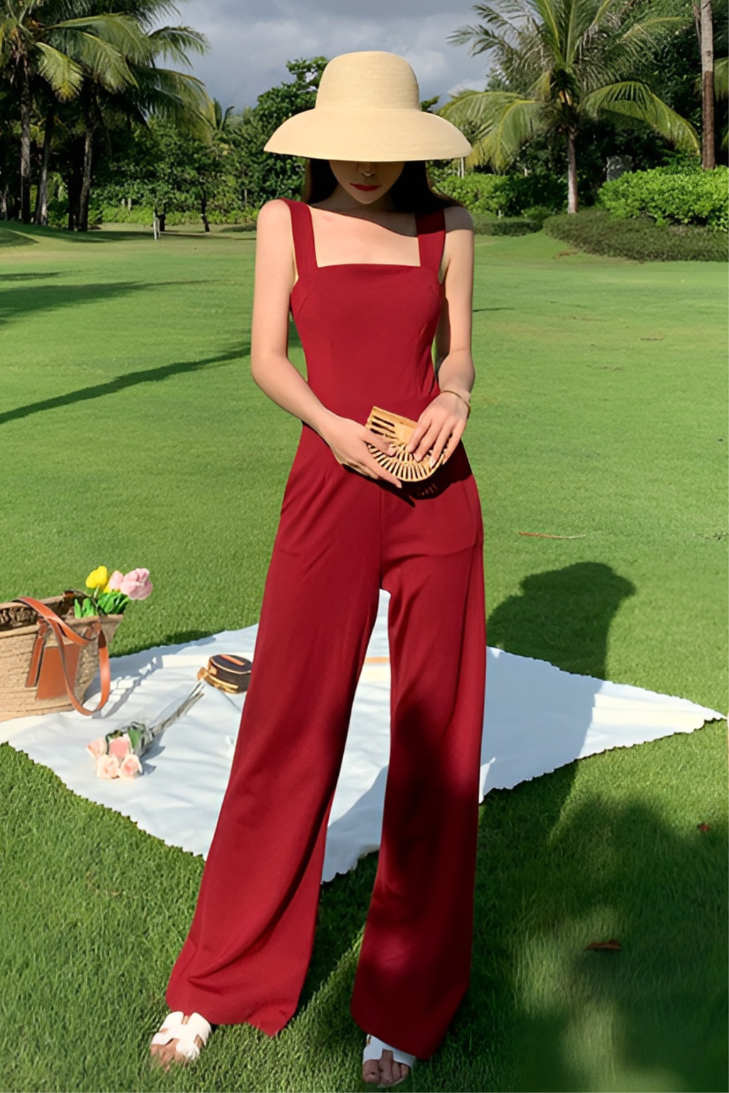 Elegant Wide Leg Jumpsuit - Jumpsuit | 8j03aj-k6.myshopify.com